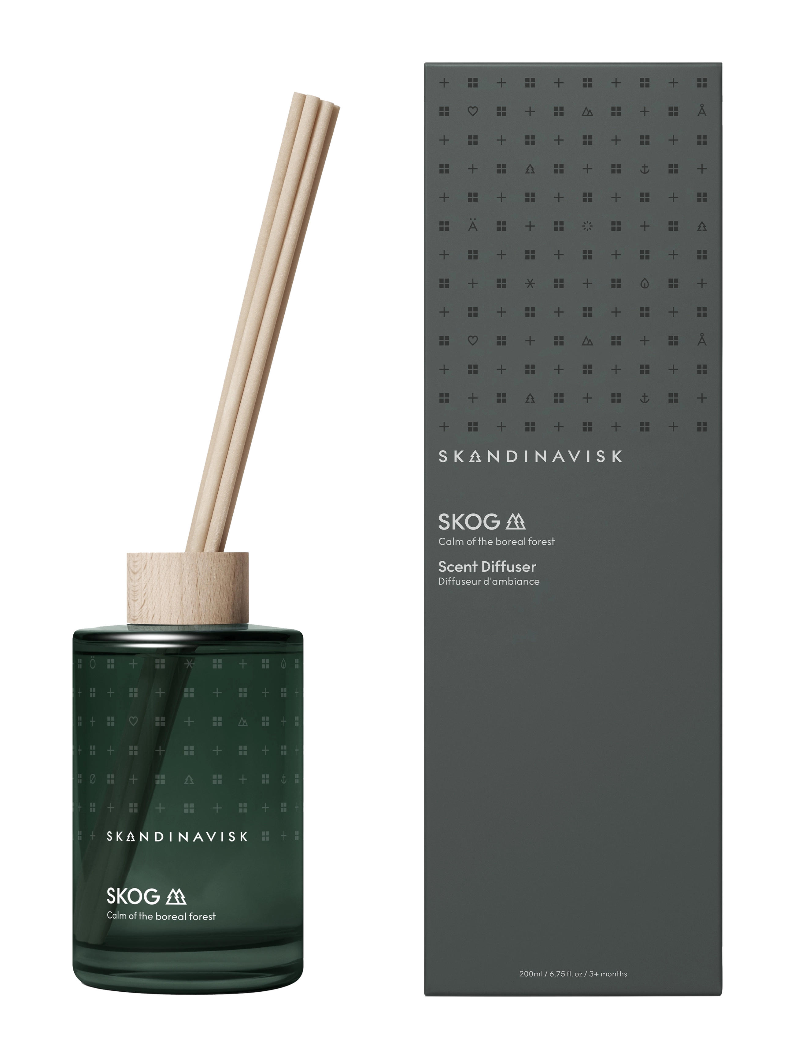 Skandinavisk Scent Diffuser Skog, Duftdiffuser, Grøn, Str: 200 ml