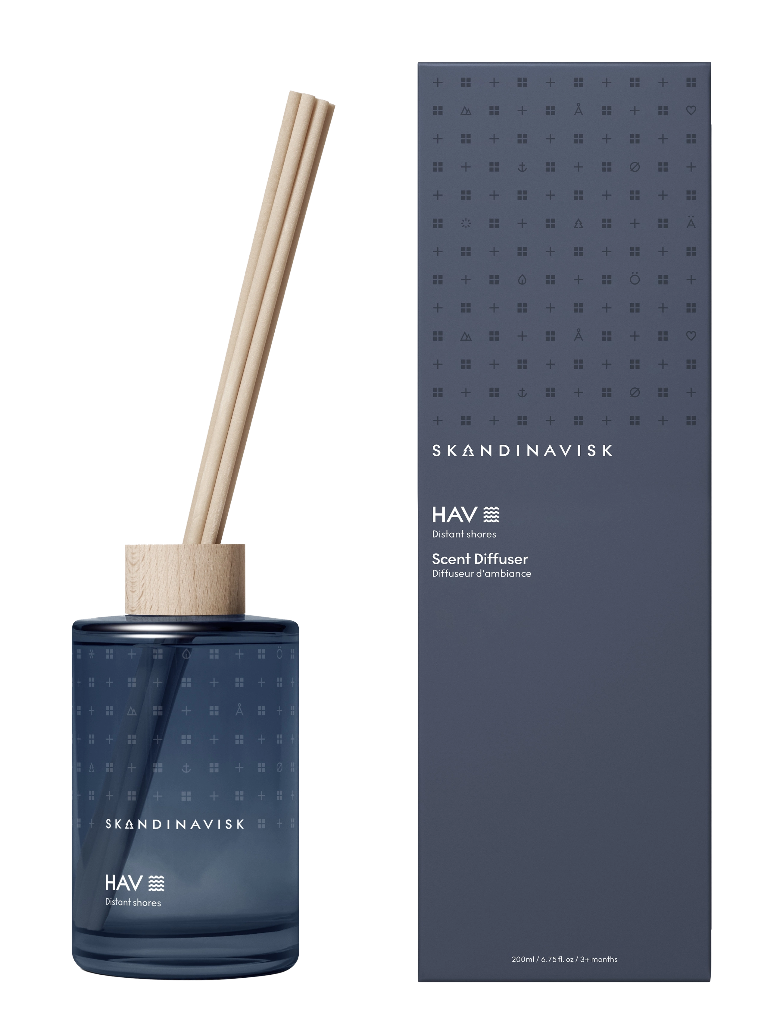 Skandinavisk Scent Diffuser Hav, Duftdiffuser, Blå, Str: 200 ml