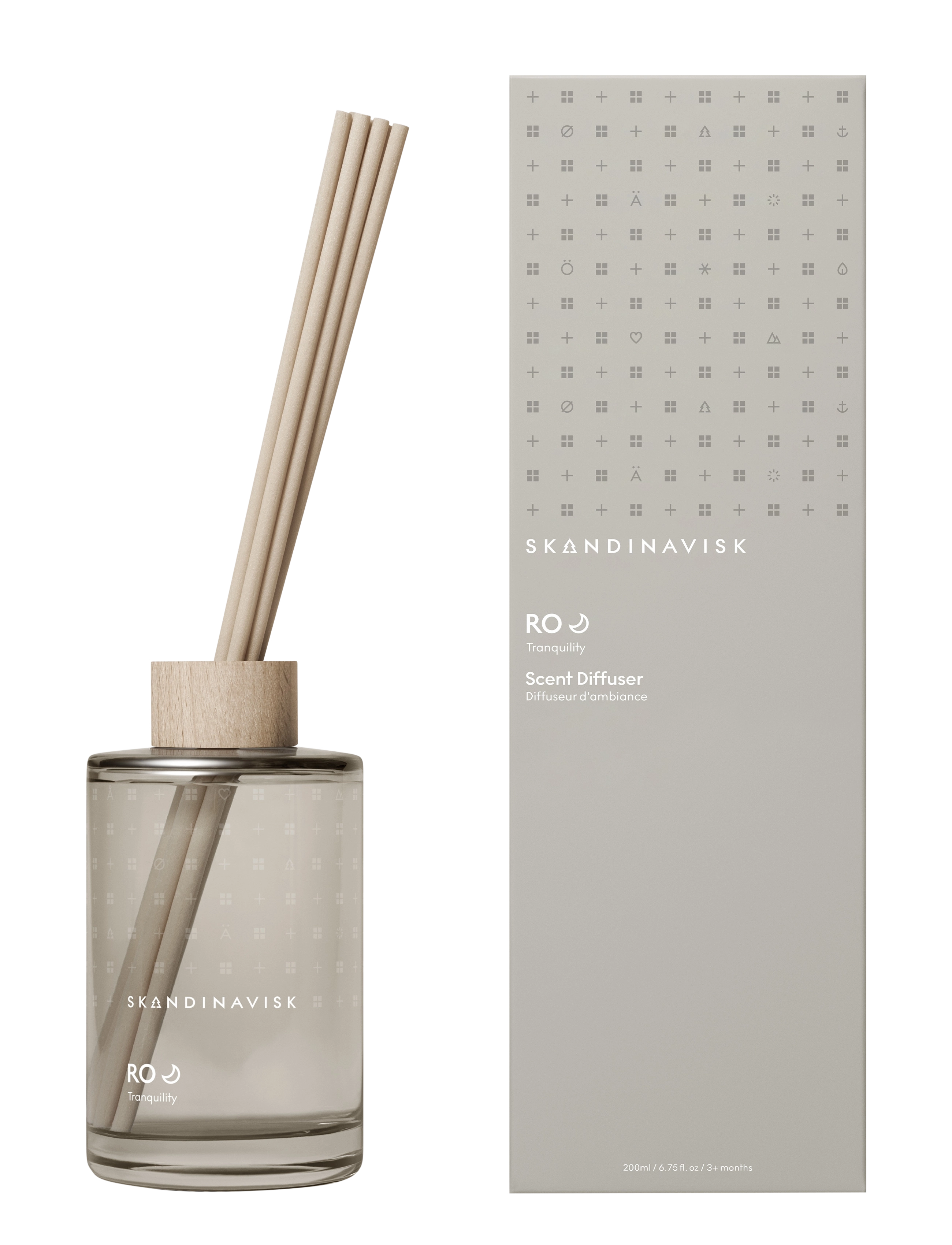 Skandinavisk Scent Diffuser Ro, Duftdiffuser, Grå, Str: 200 ml