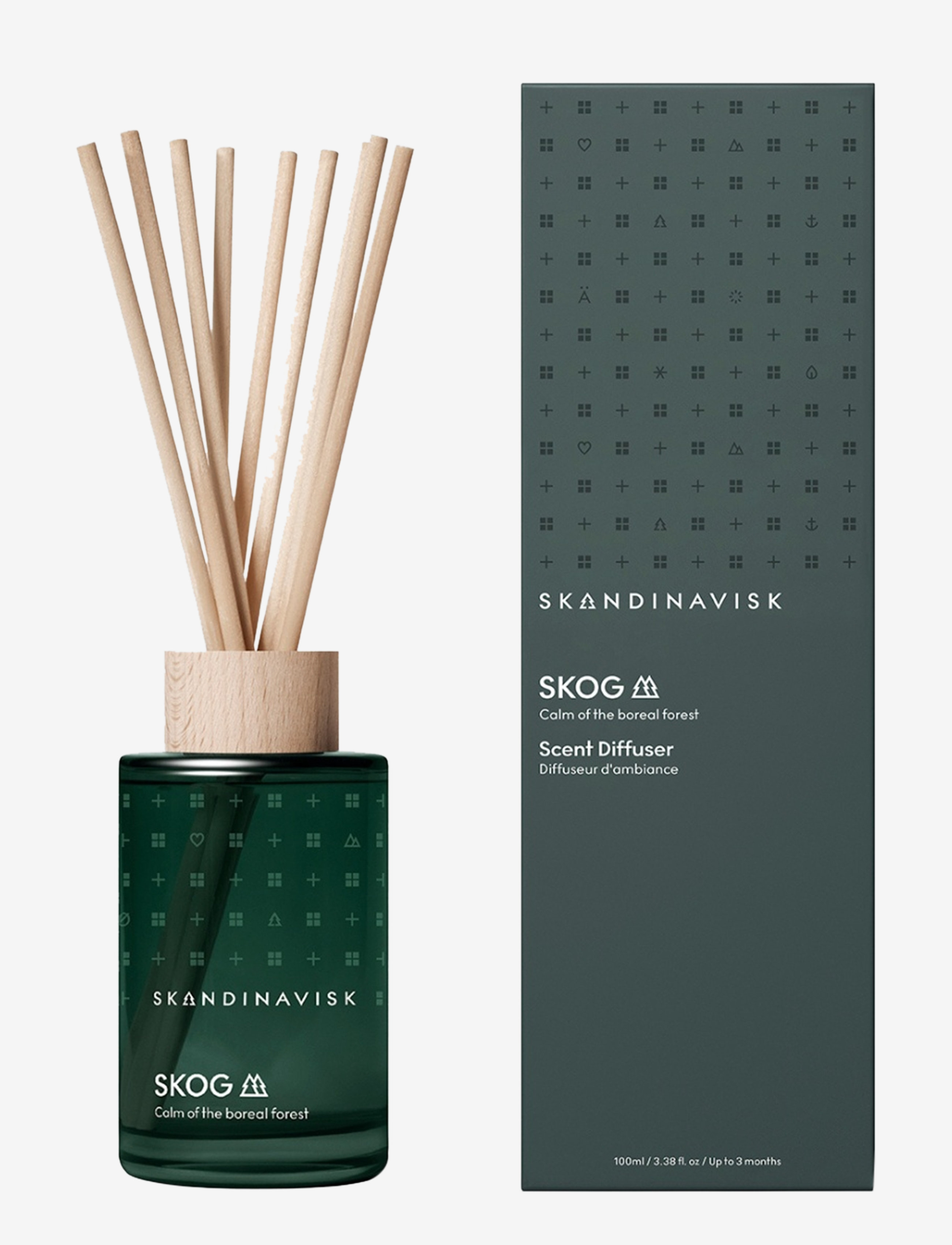 Skandinavisk Skog Scent Diffuser 100Ml, Duftdiffuser, Nude, Str: 100 ml
