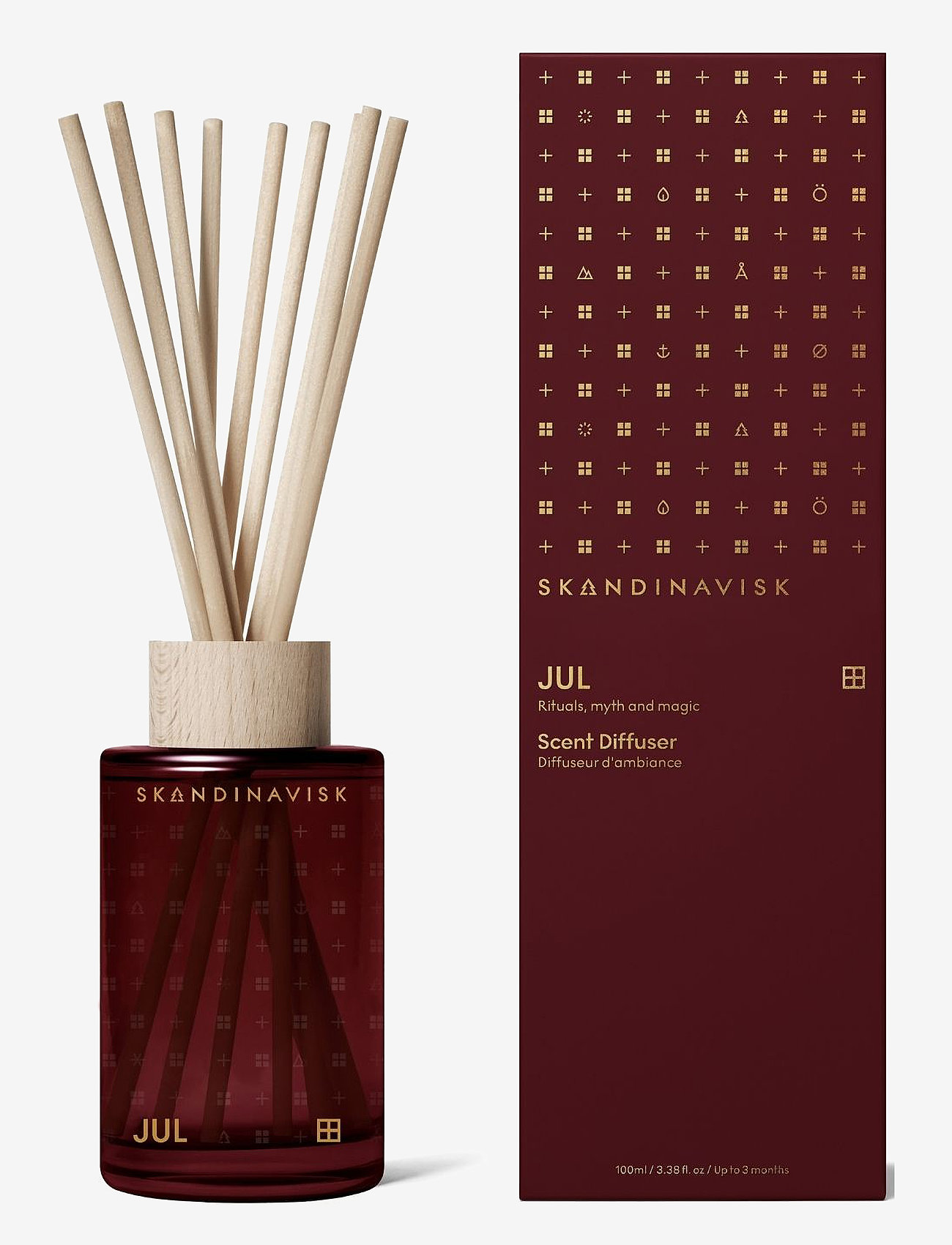 Skandinavisk - JUL Scent Diffuser 100ml - merlot red - 1