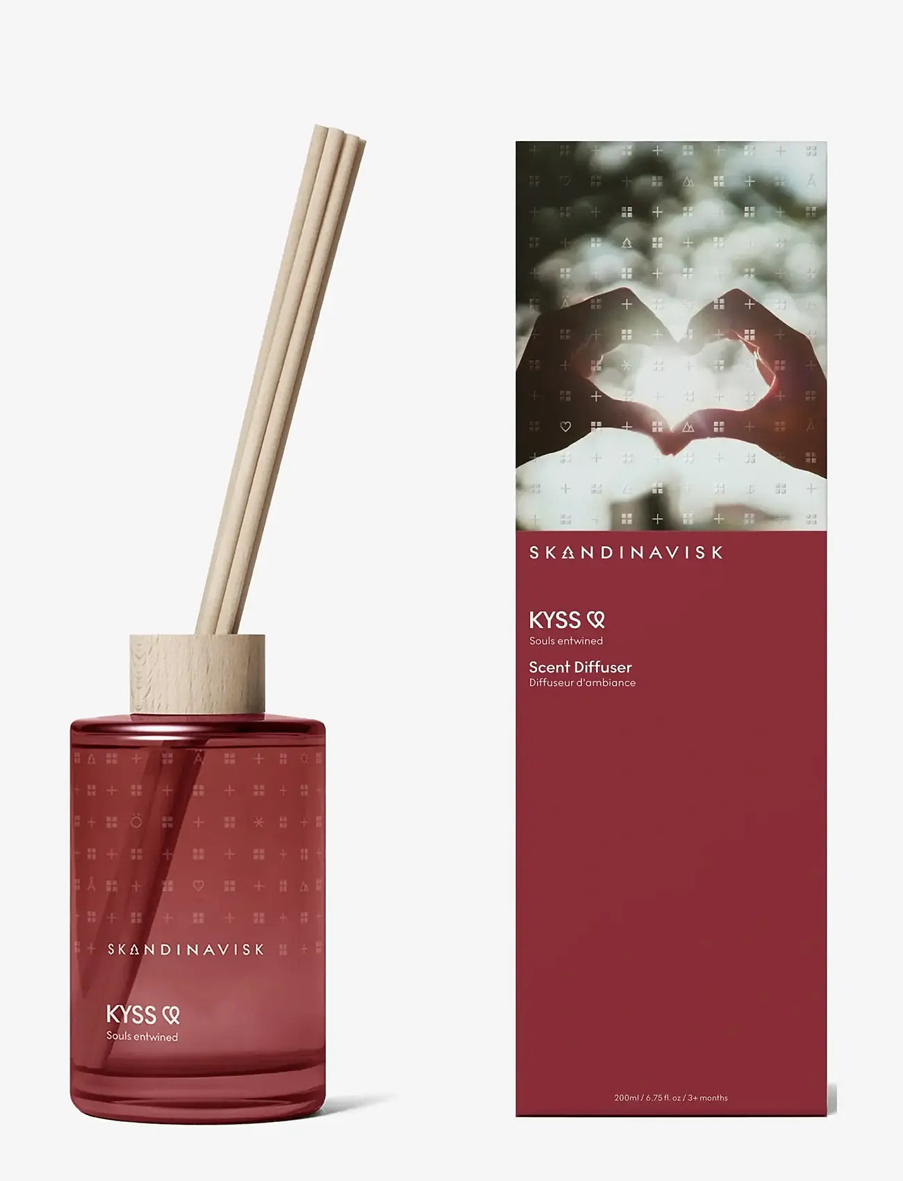 Skandinavisk - KYSS Scent Diffuser 200ml - dufte til hjemmet - warm love red - 1