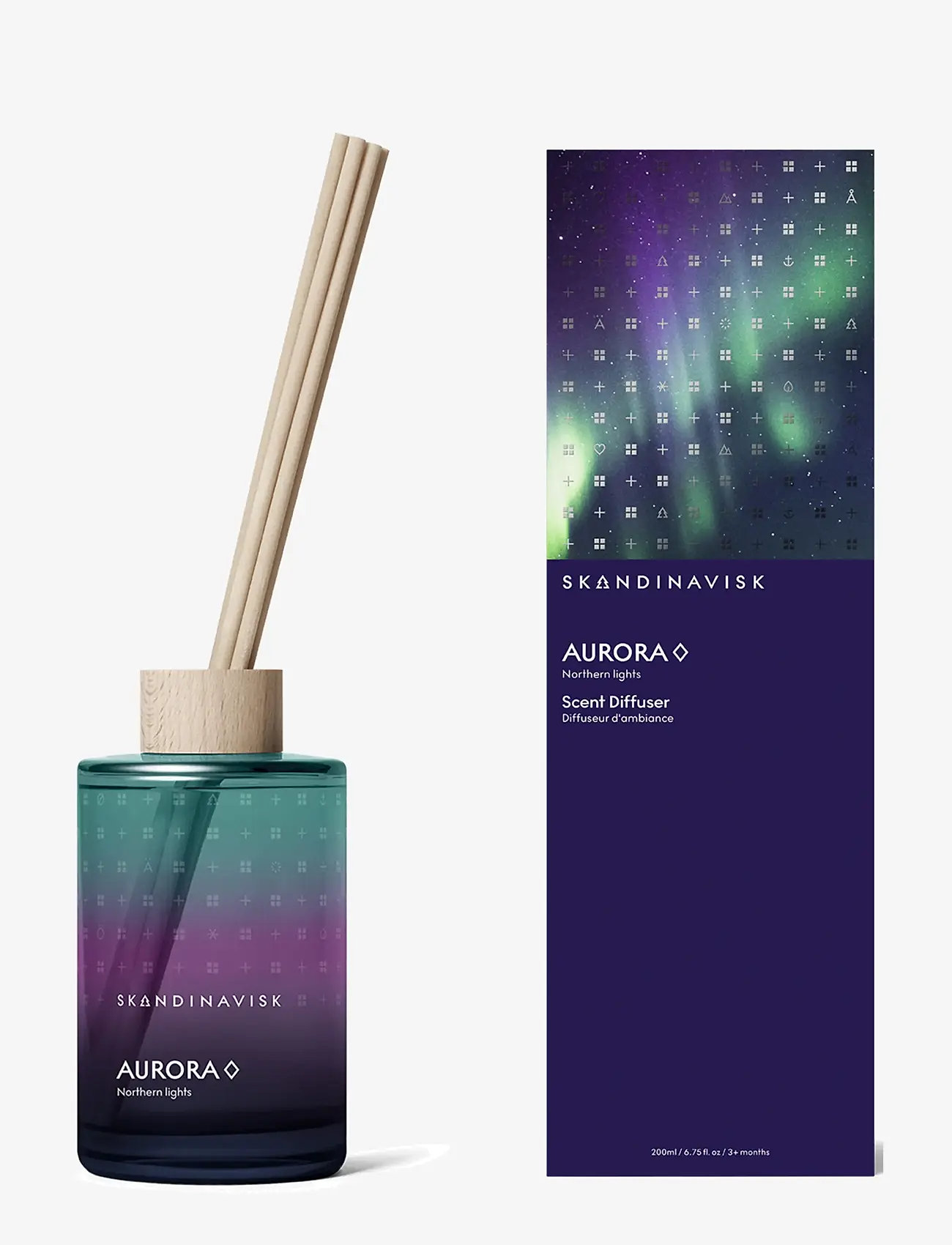 Skandinavisk - AURORA Scent Diffuser 200ml - dufte til hjemmet - aurora blue sky - 2