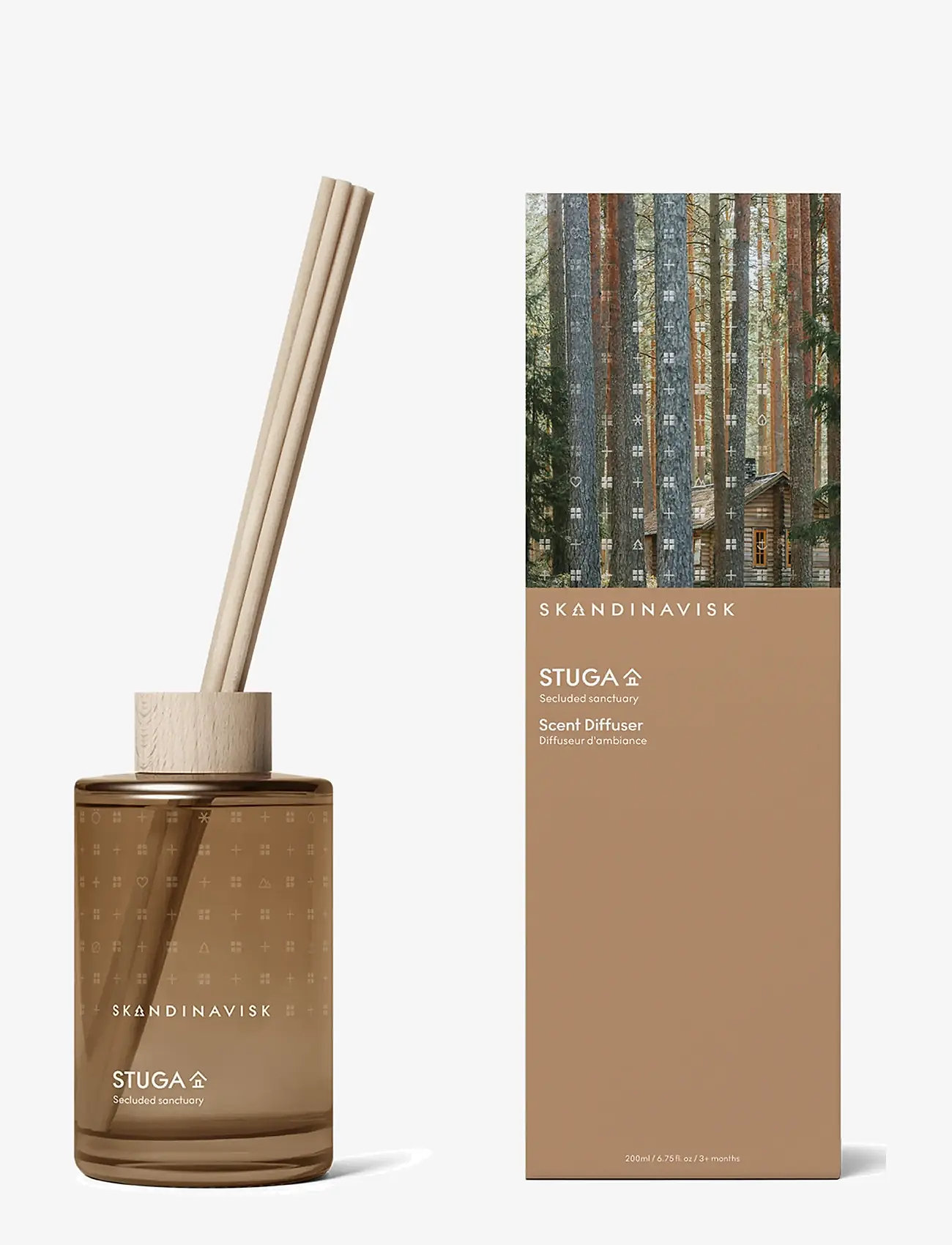 Skandinavisk - STUGA Scent Diffuser 200ml - dufte til hjemmet - auburn woods - 2