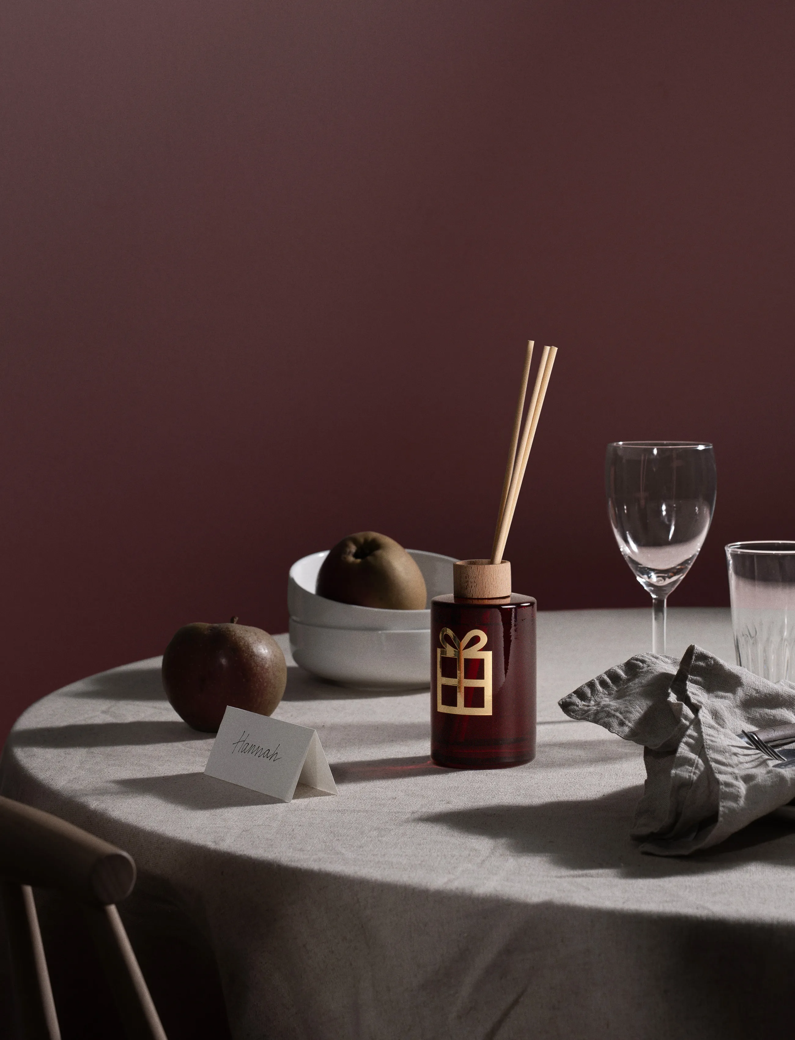 Skandinavisk - JUL Gold Symbol Scent Diffuser 200ml - merlot red - 0
