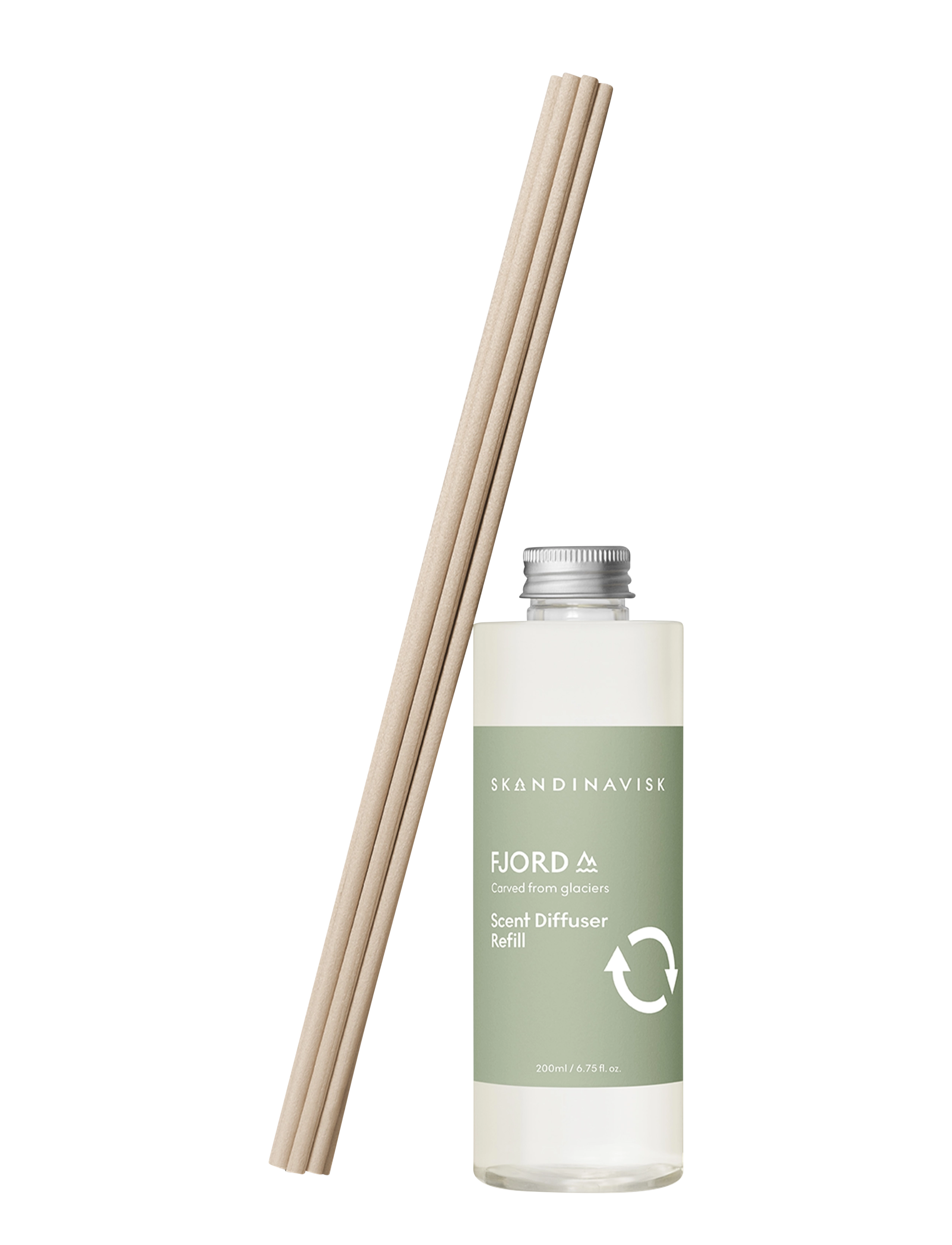 Skandinavisk Scent Diffuser Refill Fjord, Duftdiffuser, Grøn, Str: 200 ml