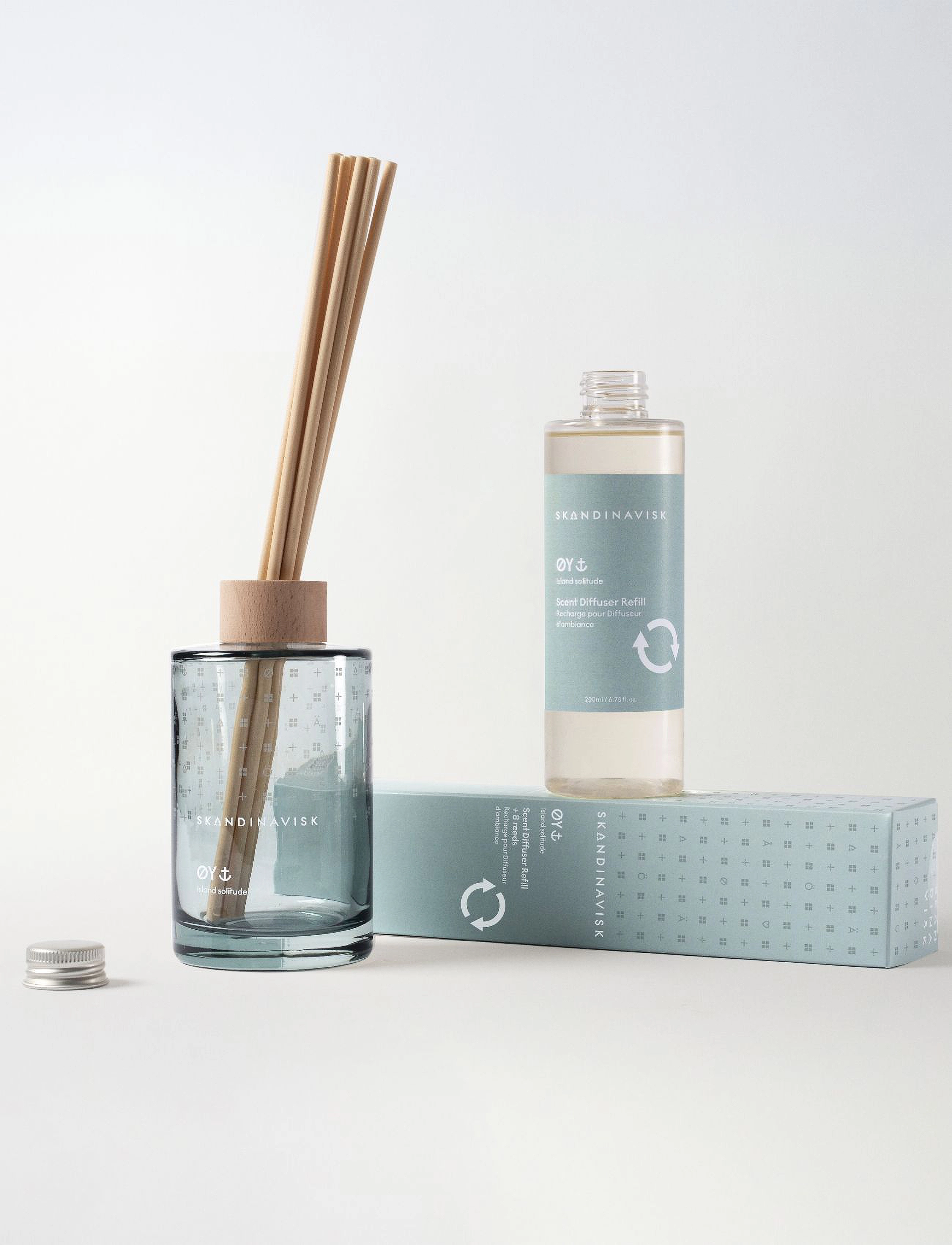 Skandinavisk Scent Diffuser Refill Øy, 200 ml, Blue, Hjem > Duftspredere, Dame