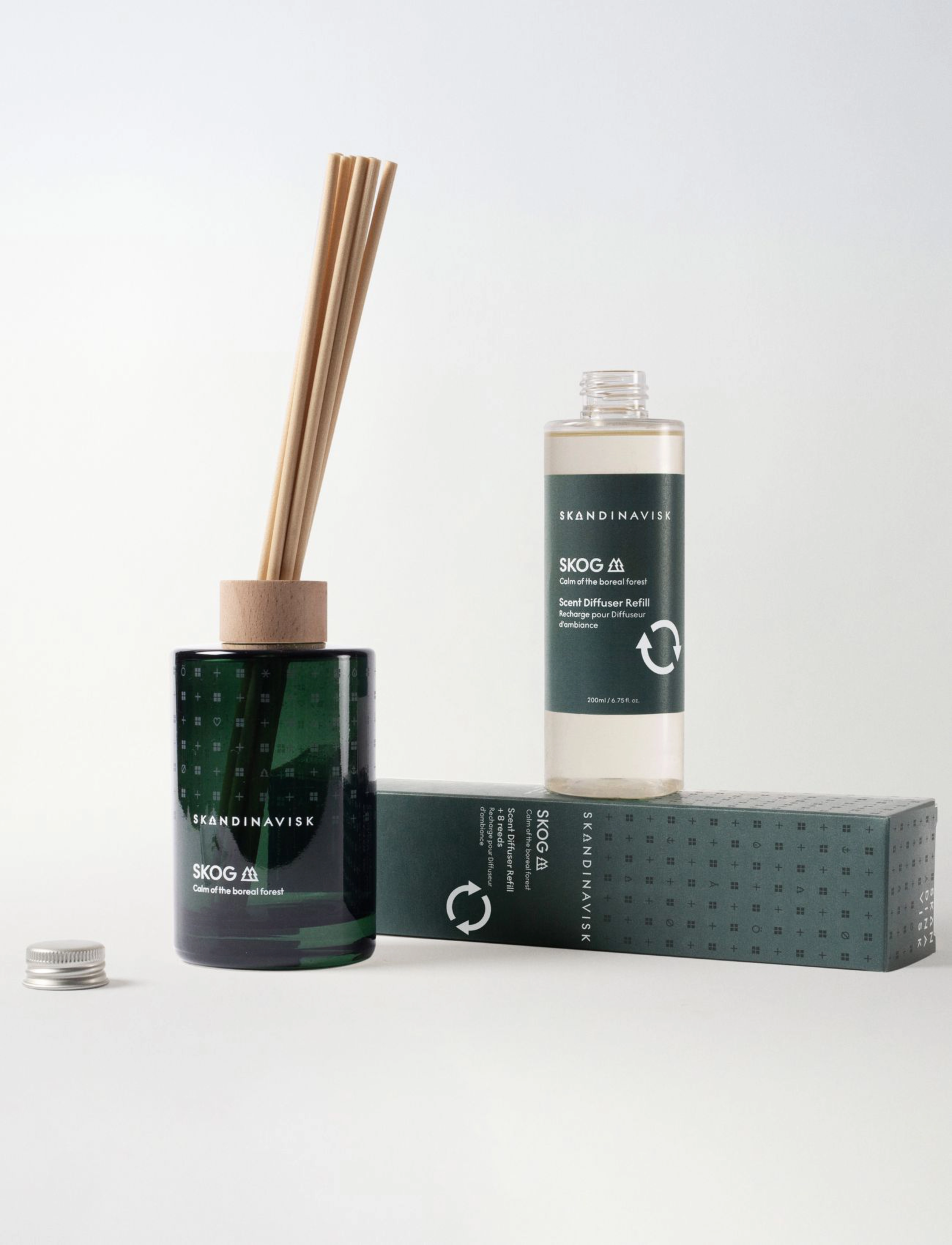 Skandinavisk Scent Diffuser Refill Skog, 200 ml, Green, Hjem > Duftspredere, Dame