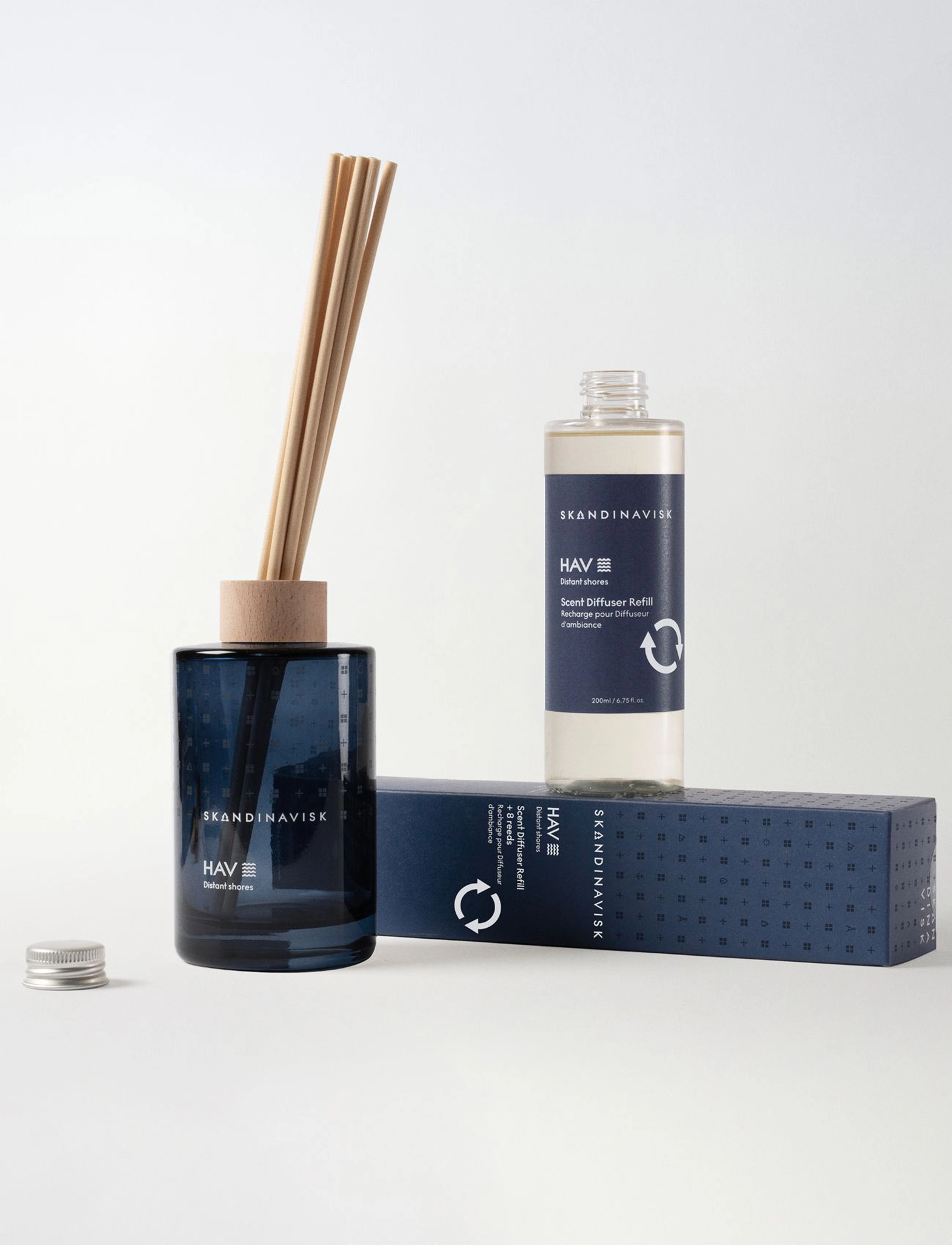 Skandinavisk Scent Diffuser Refill Hav, 200 ml, Blue, Hjem > Duftspredere, Dame
