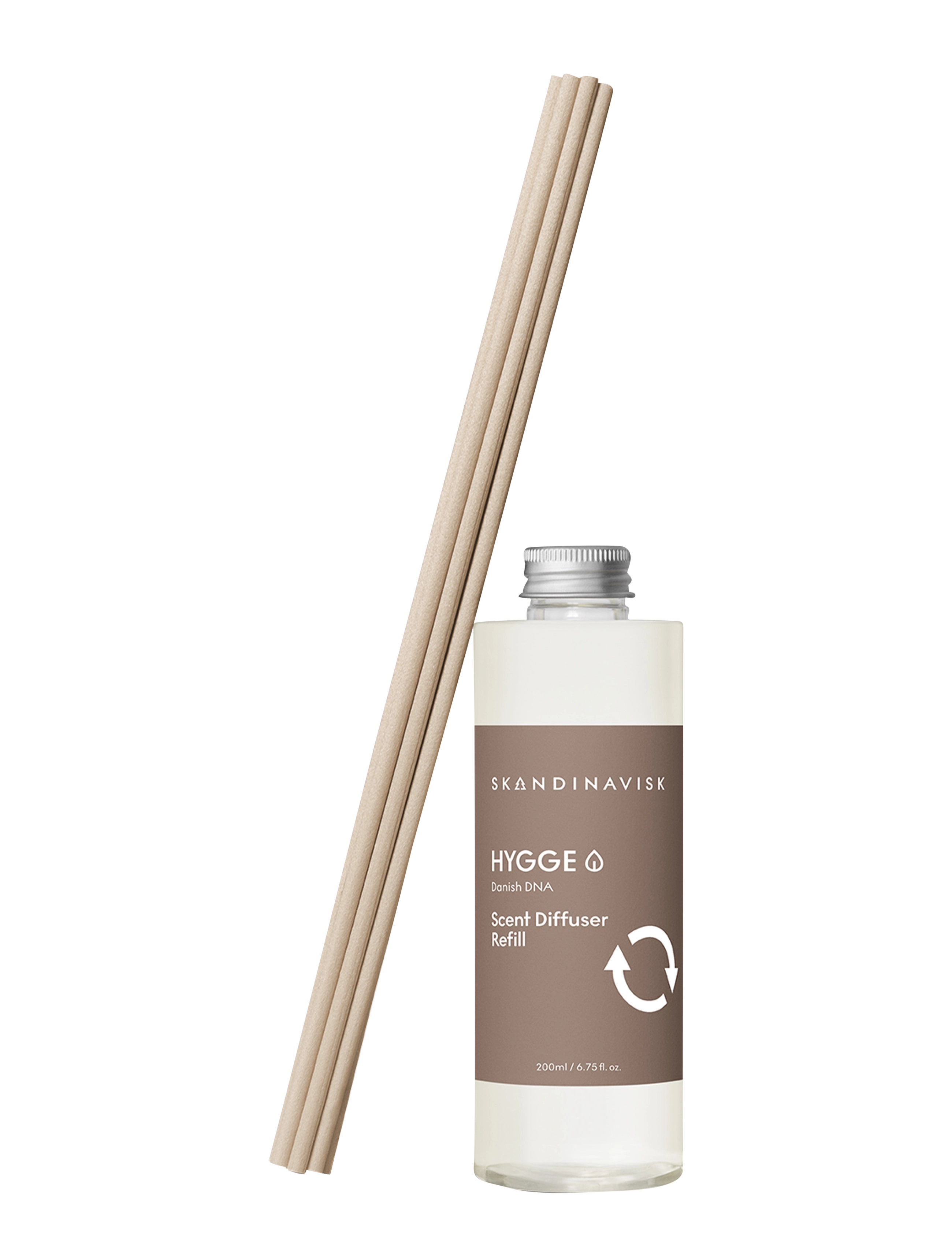 Skandinavisk Scent Diffuser Refill Hygge, Duftdiffuser, Brun, Str: 200 ml