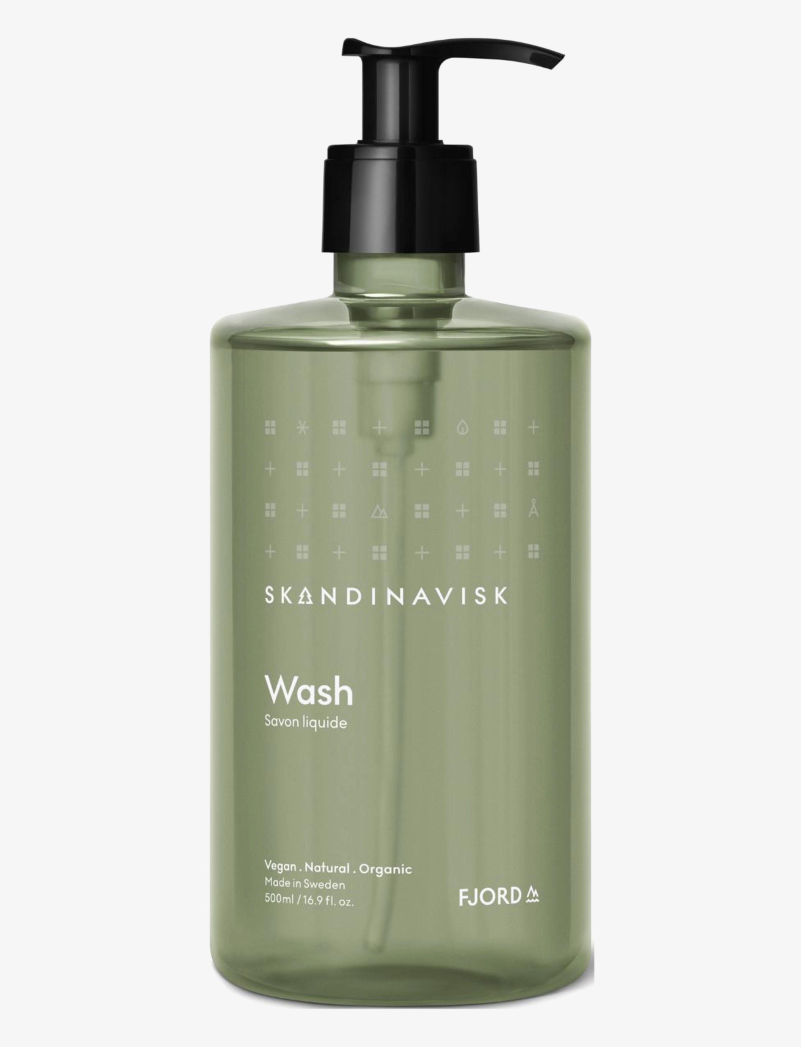Skandinavisk Wash FJORD 500ml - Shower gel & Bruseolier - FJORD GREEN / clear