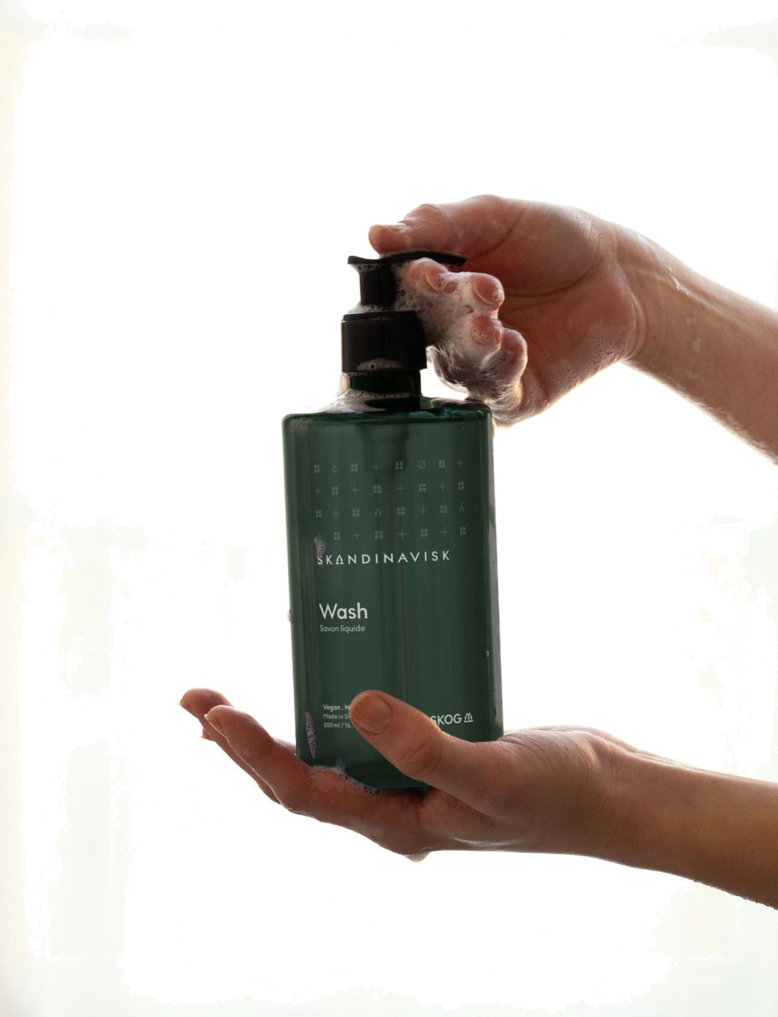 Skandinavisk Wash SKOG 500ml - Kropspleje - FOREST GREEN / clear