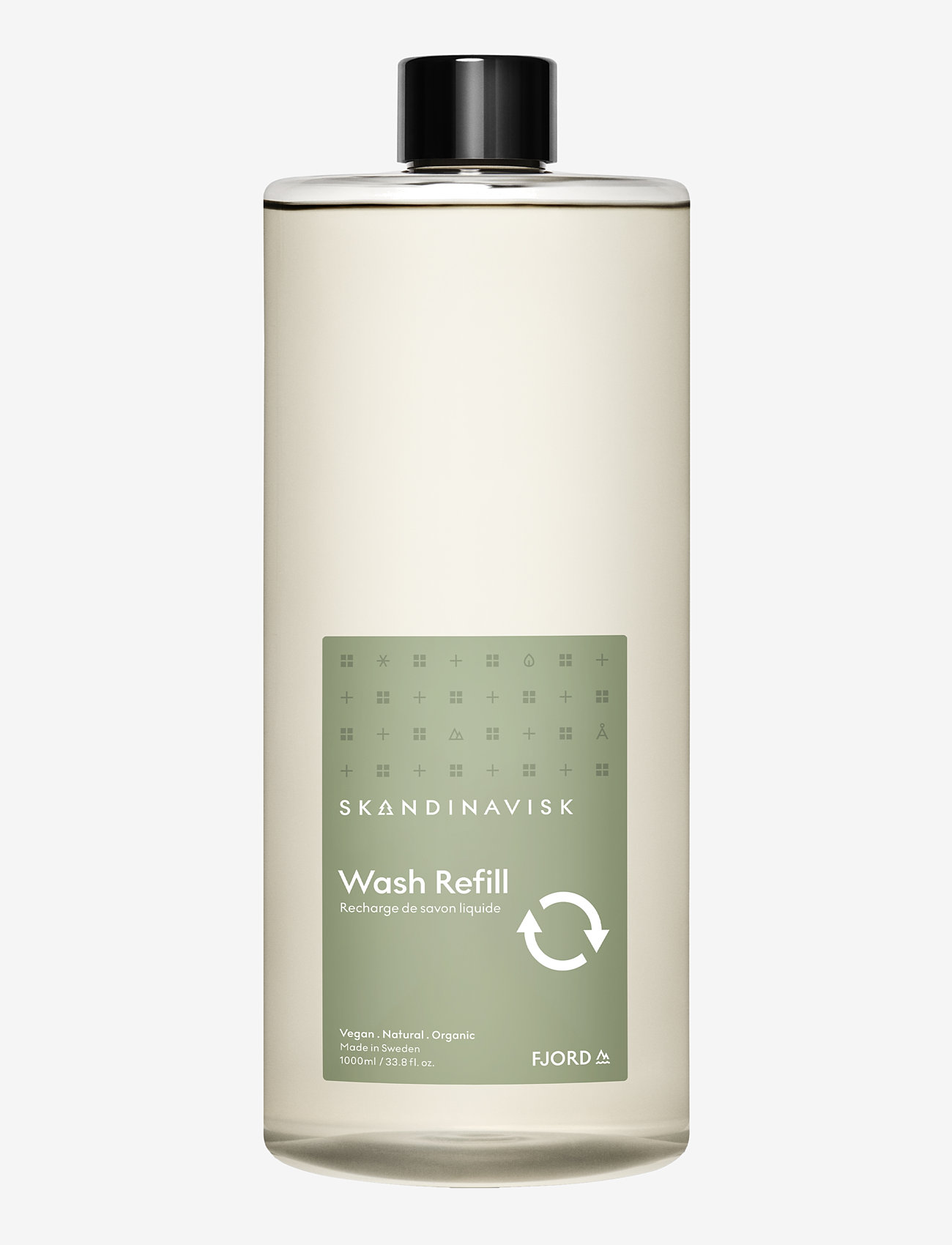 Skandinavisk - FJORD Wash Refill 1000ml - fjord green - 0