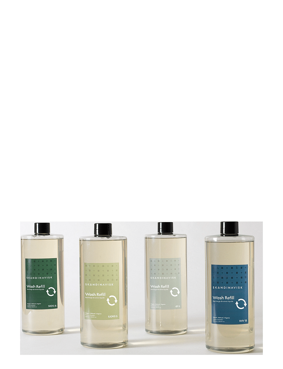 Skandinavisk - FJORD Wash Refill 1000ml - käteseebi täitepakid - fjord green - 1