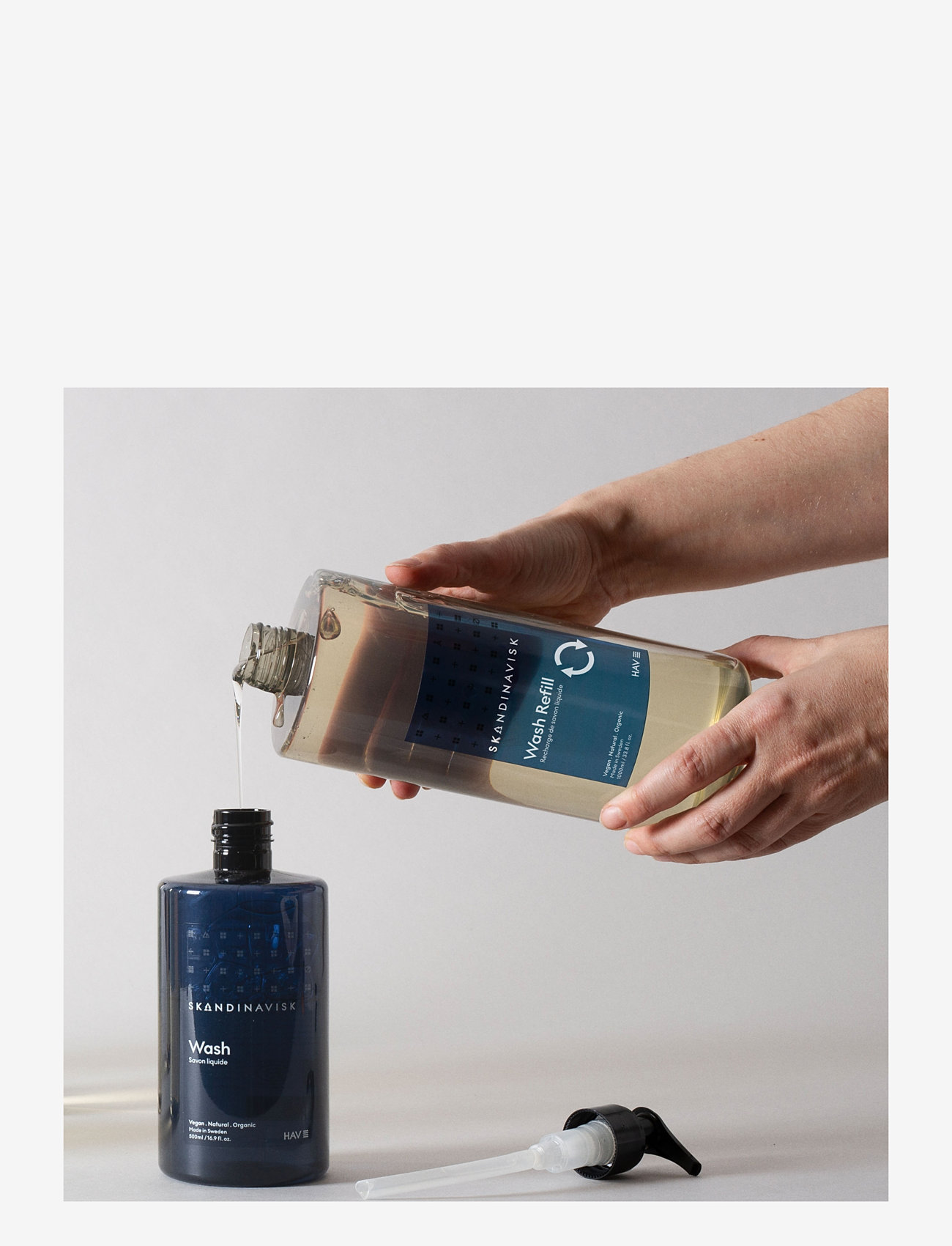 Skandinavisk - FJORD Wash Refill 1000ml - fjord green - 2