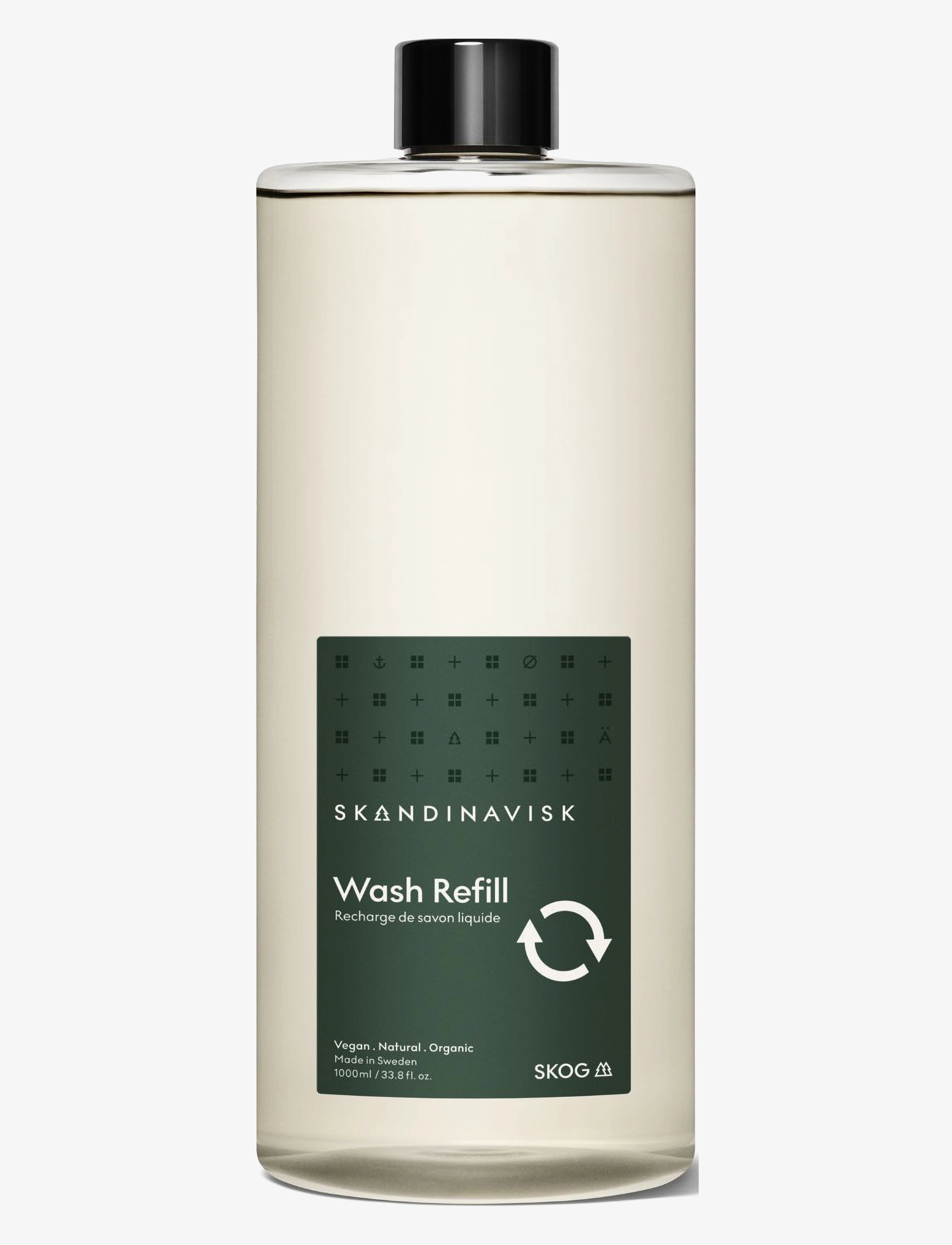 Skandinavisk Wash Refill SKOG 1L - Kropspleje - FOREST GREEN / clear