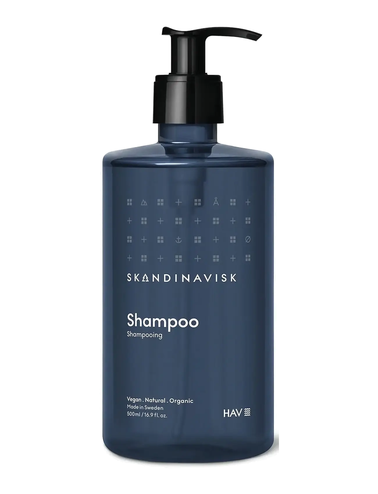 Skandinavisk Hav Shampoo 500Ml, Shampoo, Navy, Str: 500 ML