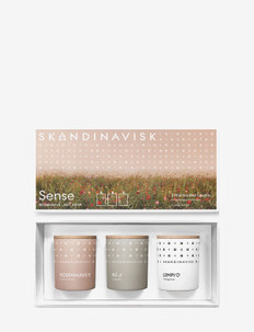 SENSE Mini Candle Giftset 65g x 3, Skandinavisk