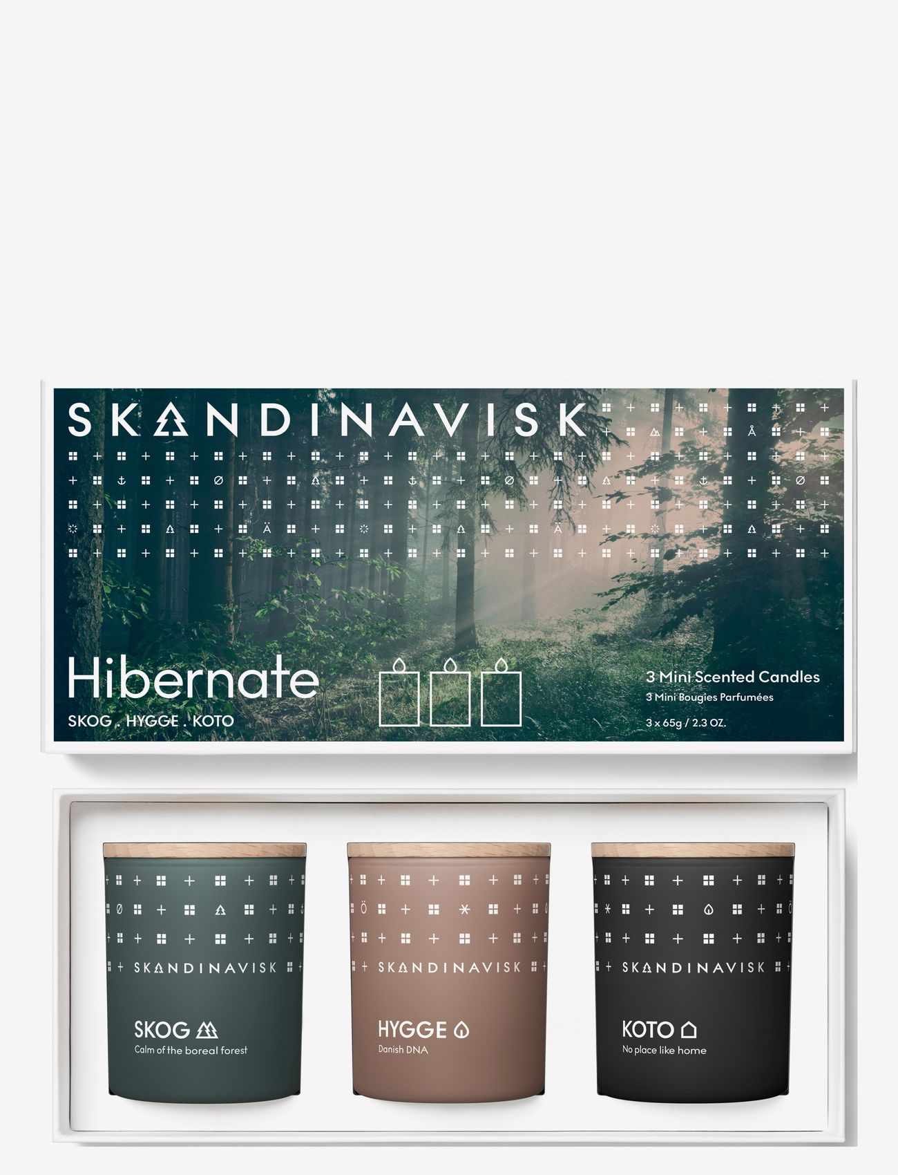 Skandinavisk - HIBERNATE Mini Candle Giftset 65g x 3 - Över 500 kr - multi - 1