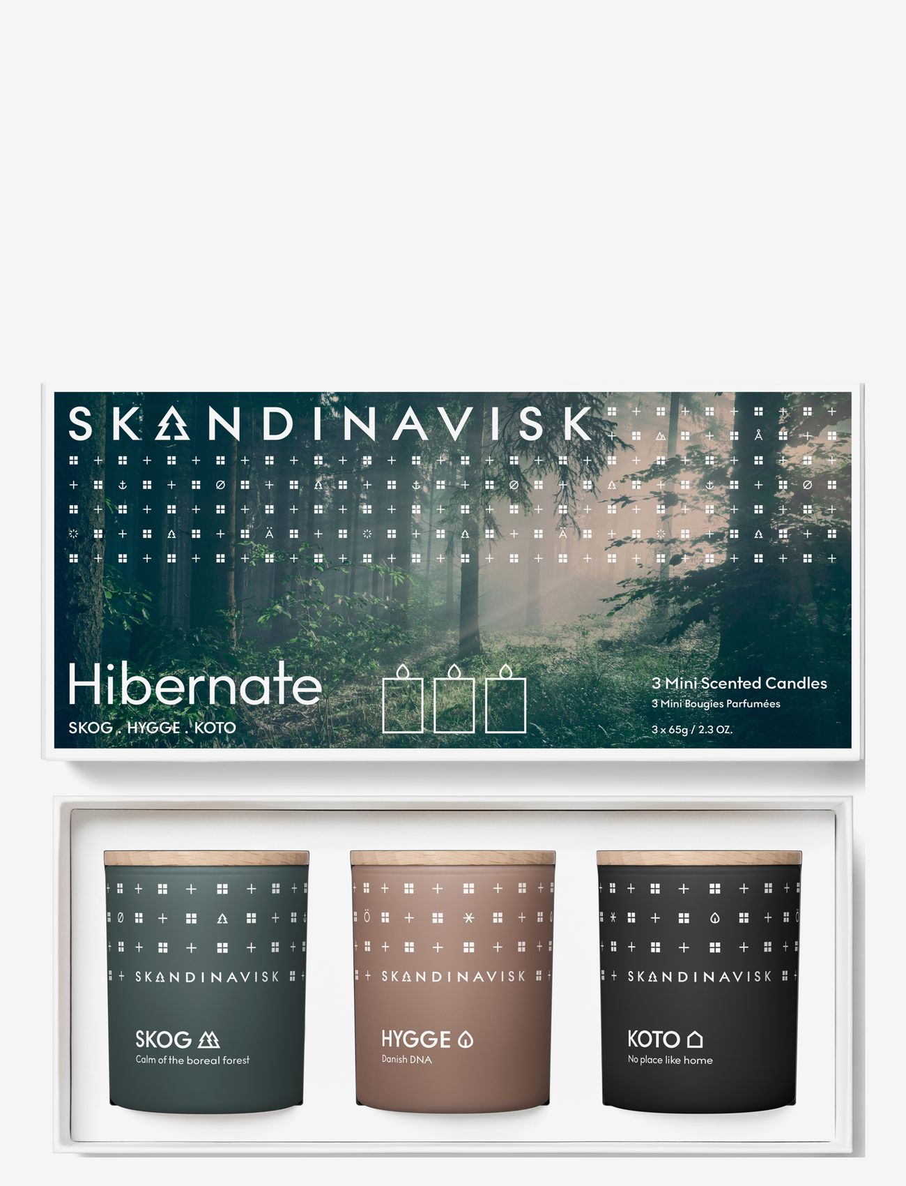 Skandinavisk - HIBERNATE Mini Candle Giftset 65g x 3 - mellom 500-1000 kr - multi - 1