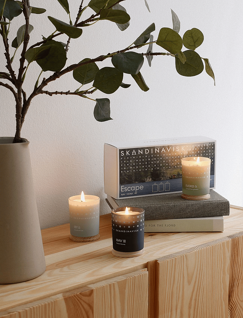 Skandinavisk - ESCAPE Mini Candle Giftset 65g x 3 - above 500kr - multicolor - 4
