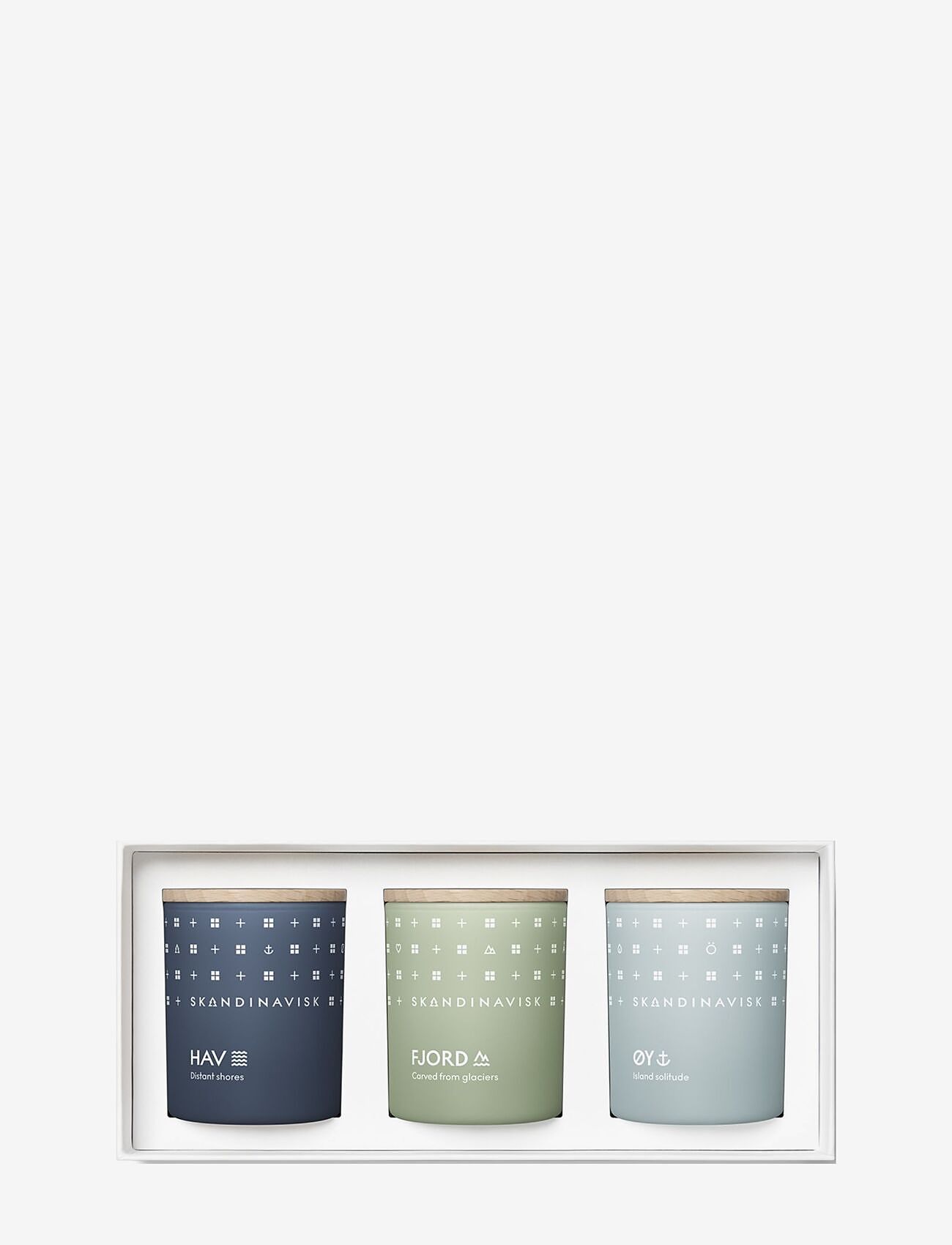 Skandinavisk - ESCAPE Mini Candle Giftset 65g x 3 - above 500kr - multicolor - 3