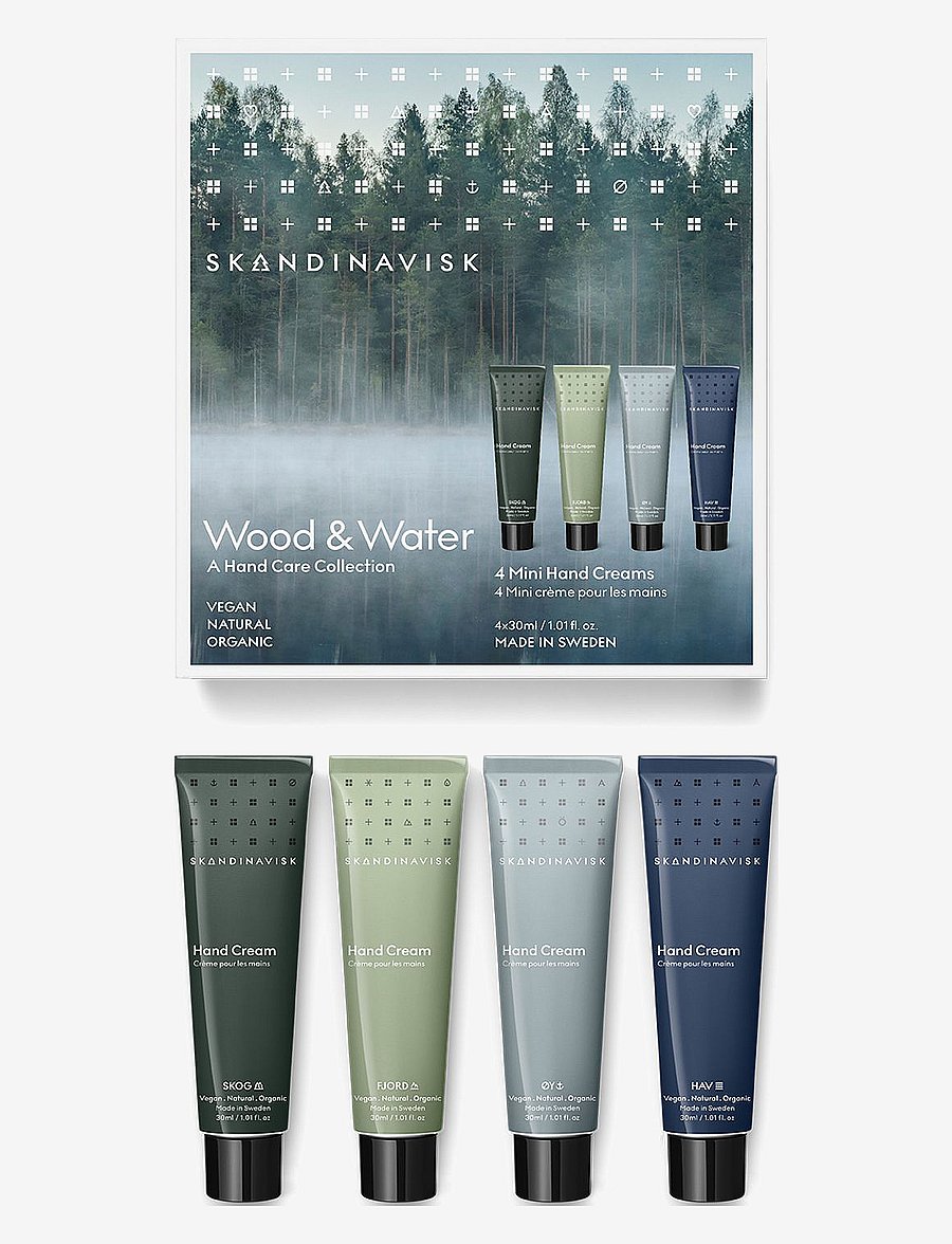Skandinavisk - Wood & Water Mini Handcream Giftset (30mlx 4) - giftset - multicolor - 1