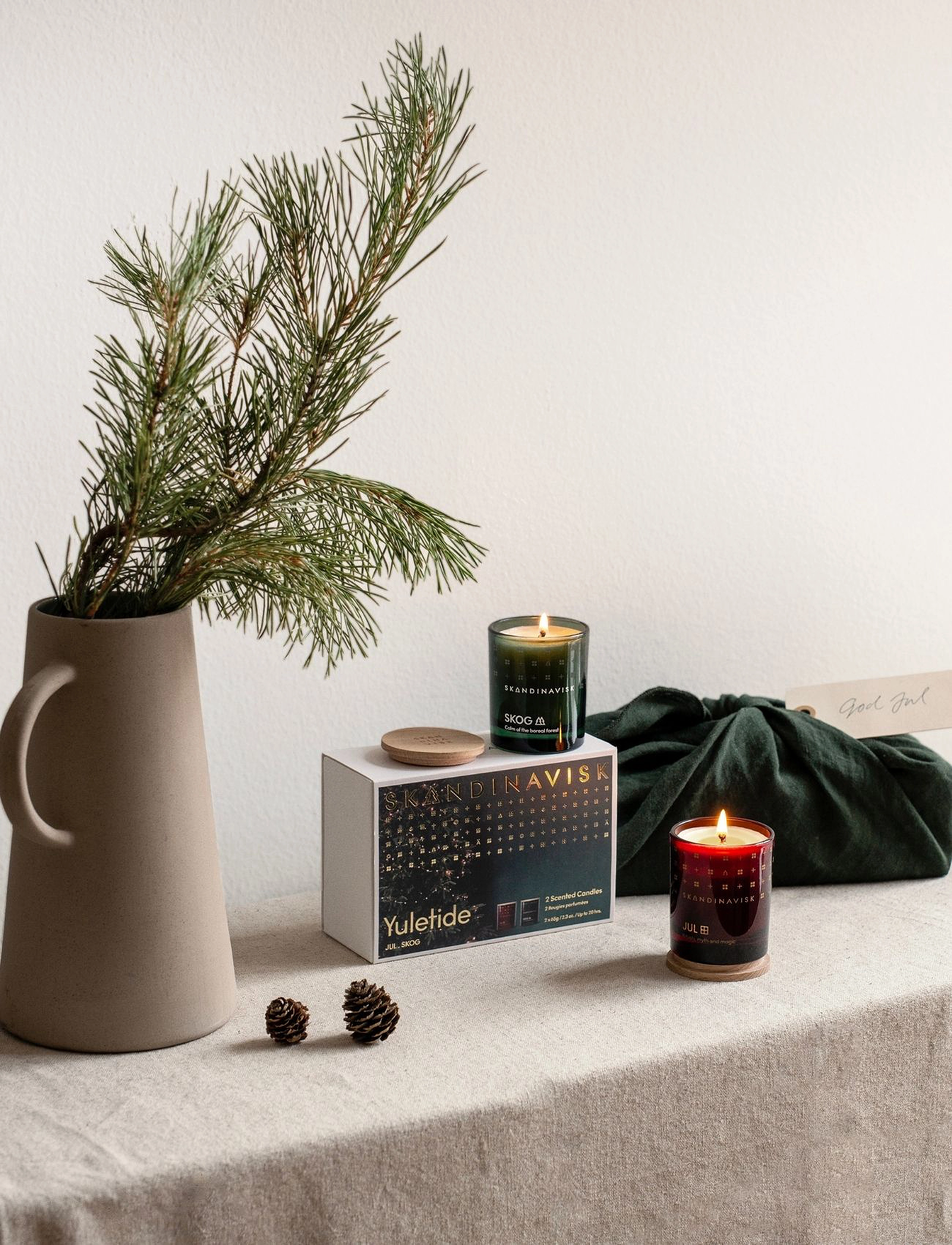 Skandinavisk Yuletide Scented Candle Giftset, One Size, Multi/patterned, Hjem > Duftlys, Dame