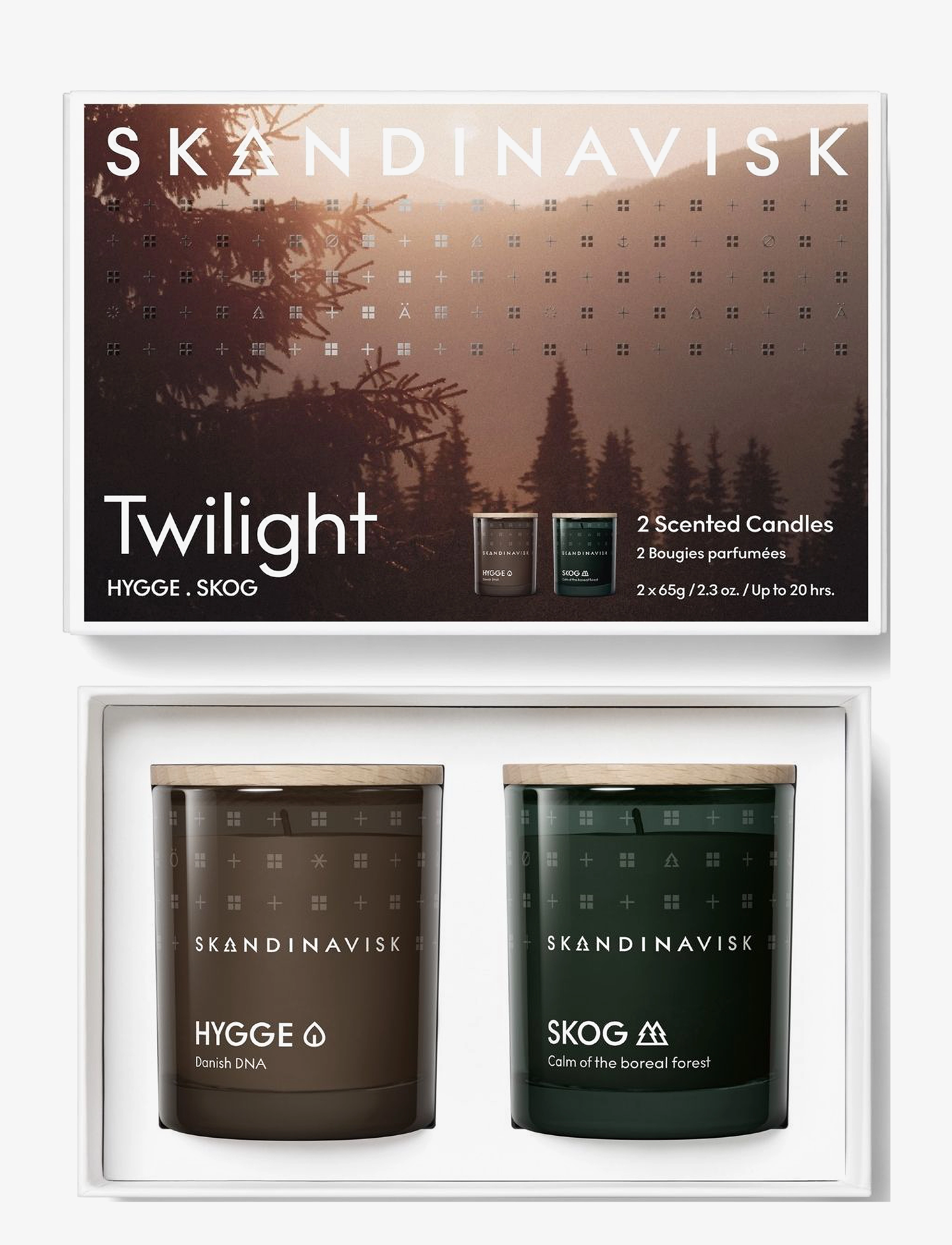 Skandinavisk Twilight Scented Candle Giftset, Scented Candles, Multi/mønstret, Str: ONE SIZE