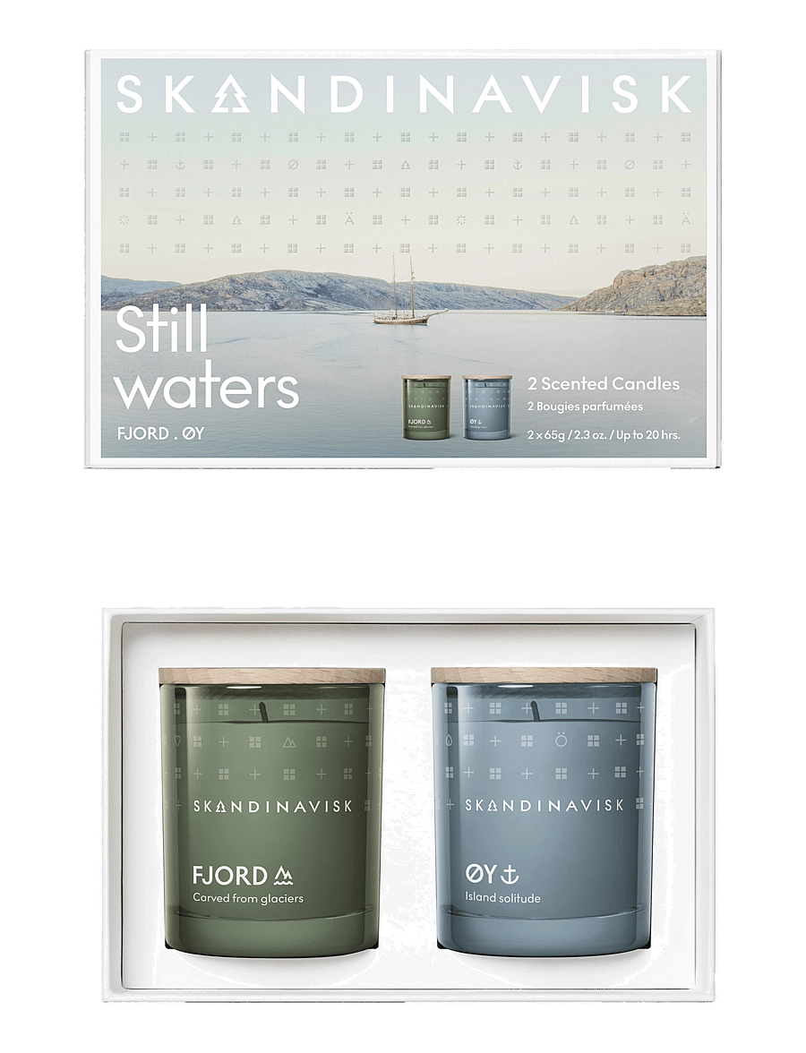 Skandinavisk - Still Waters Scented Candle Giftset (FJORD & ØY) - above 500kr - multicolor - 0