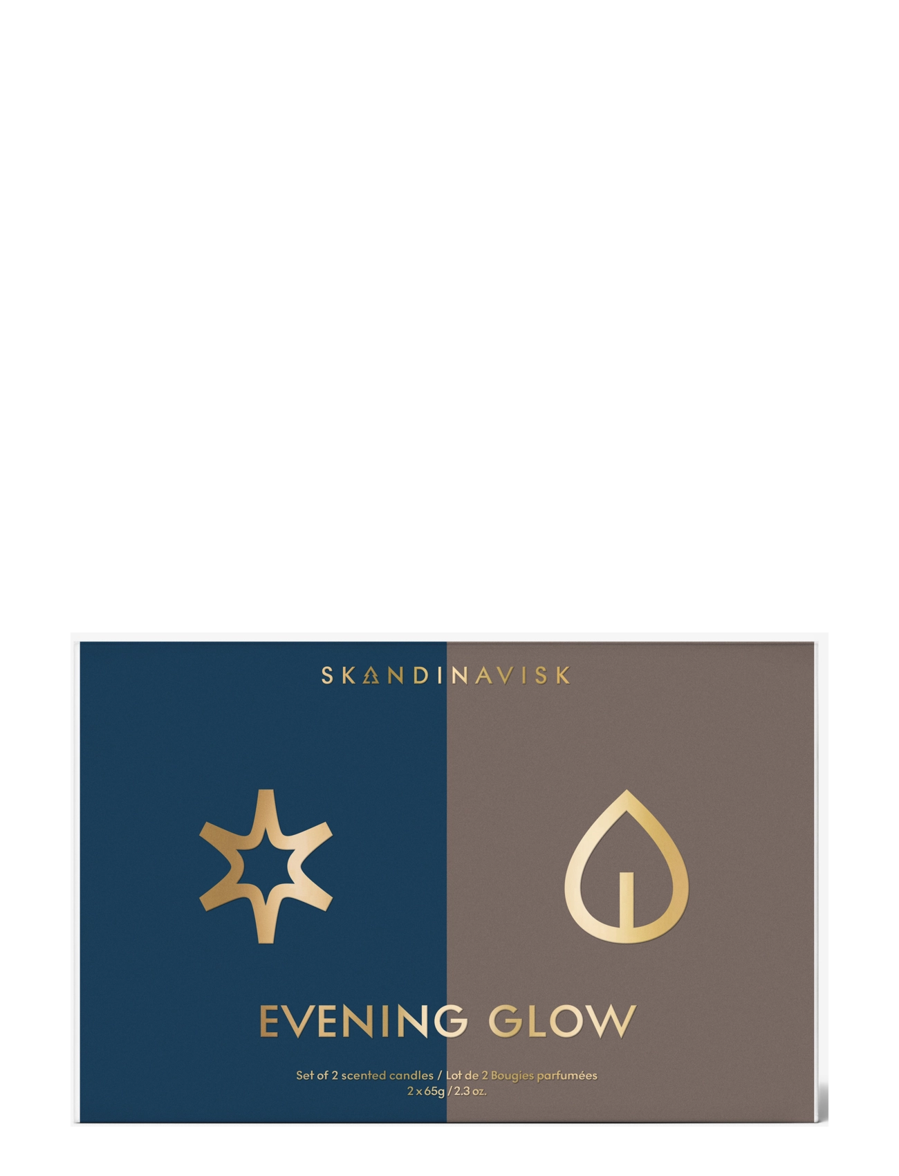 Skandinavisk - EVENING GLOW Scented Candle Giftset 65g x 2 - giftset - multicolor - 2