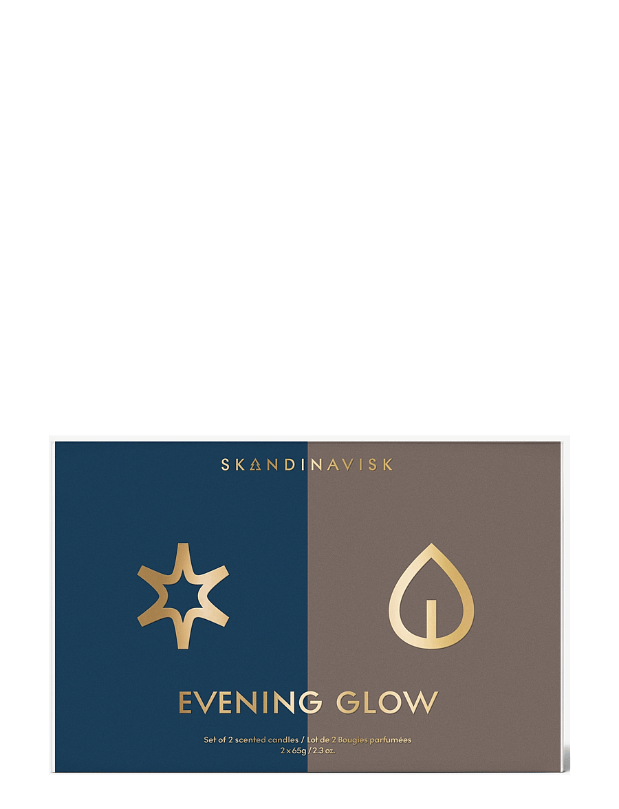 Skandinavisk - EVENING GLOW Scented Candle Giftset 65g x 2 - giftset - multicolor - 2