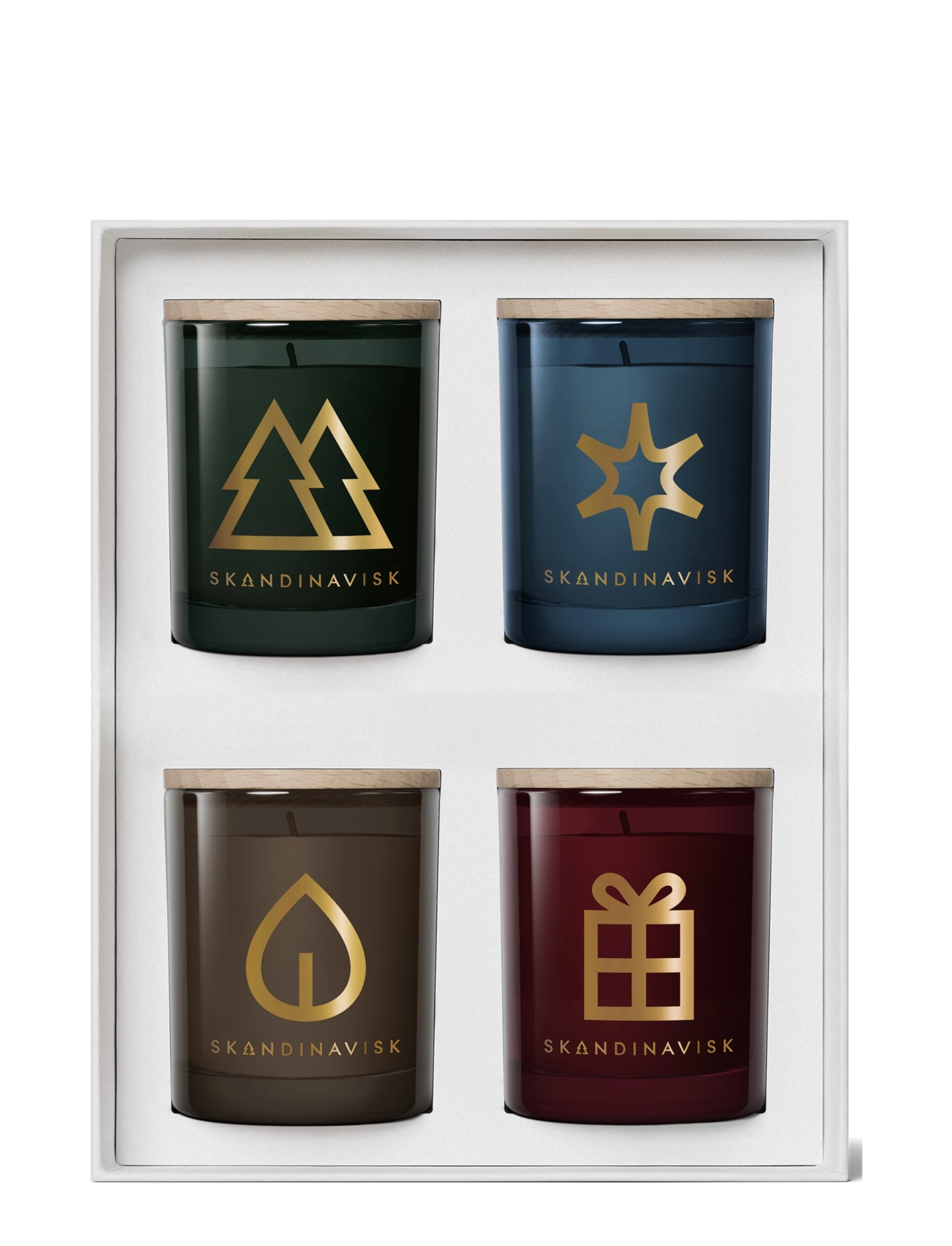 Skandinavisk MOMENTS Scented Candle Giftset 65g x 4 - Kodulõhnastajad - MULTICOLOR / multi