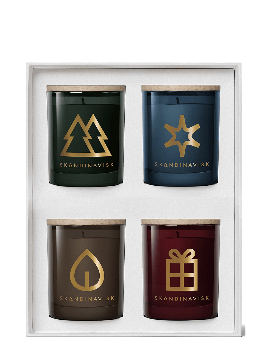 Skandinavisk - MOMENTS Scented Candle Giftset 65g x 4 - giftset - multicolor - 1