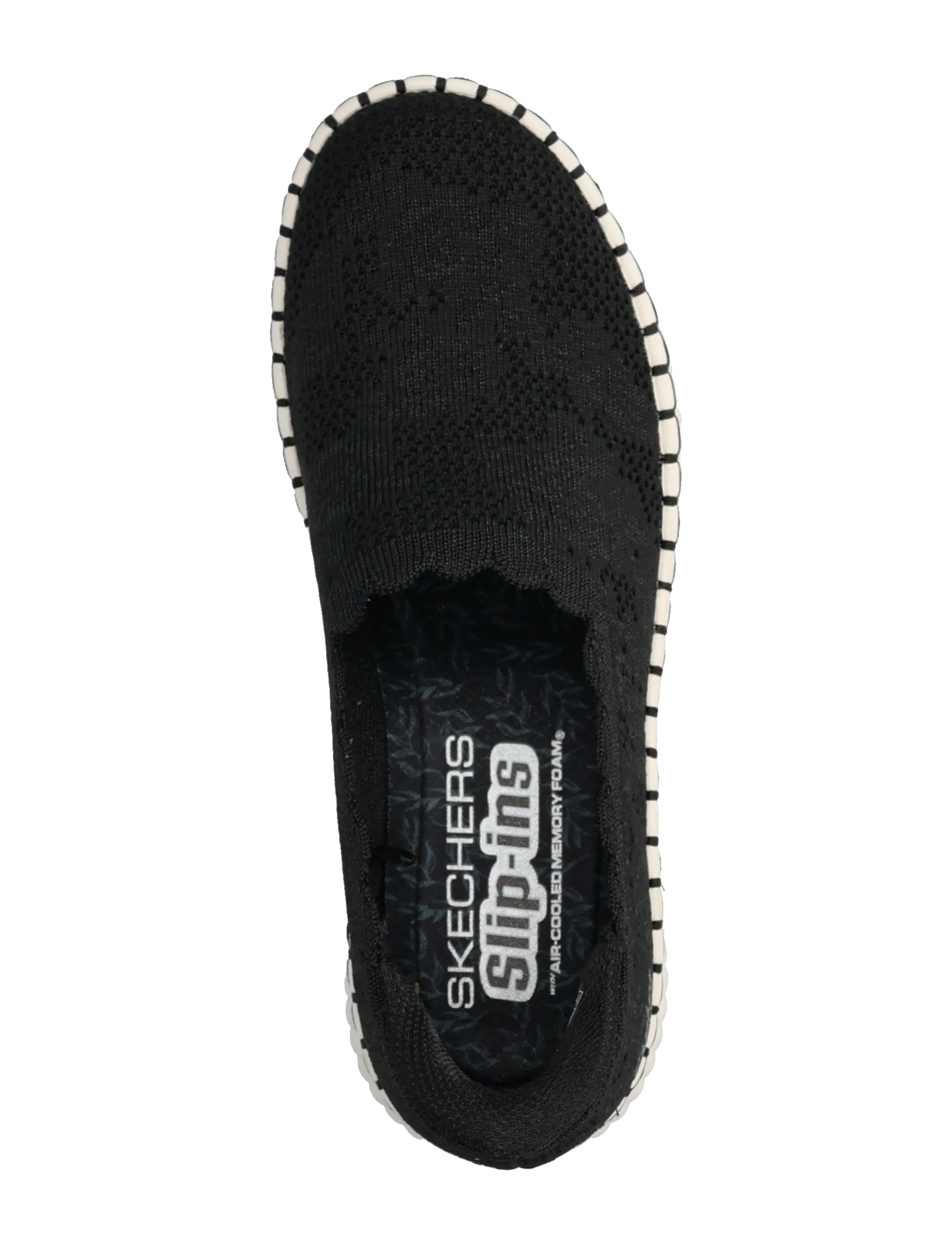 Skechers - WILSHIRE BLVD - TRUE CHARM - slip-on sneakers - blk - 3