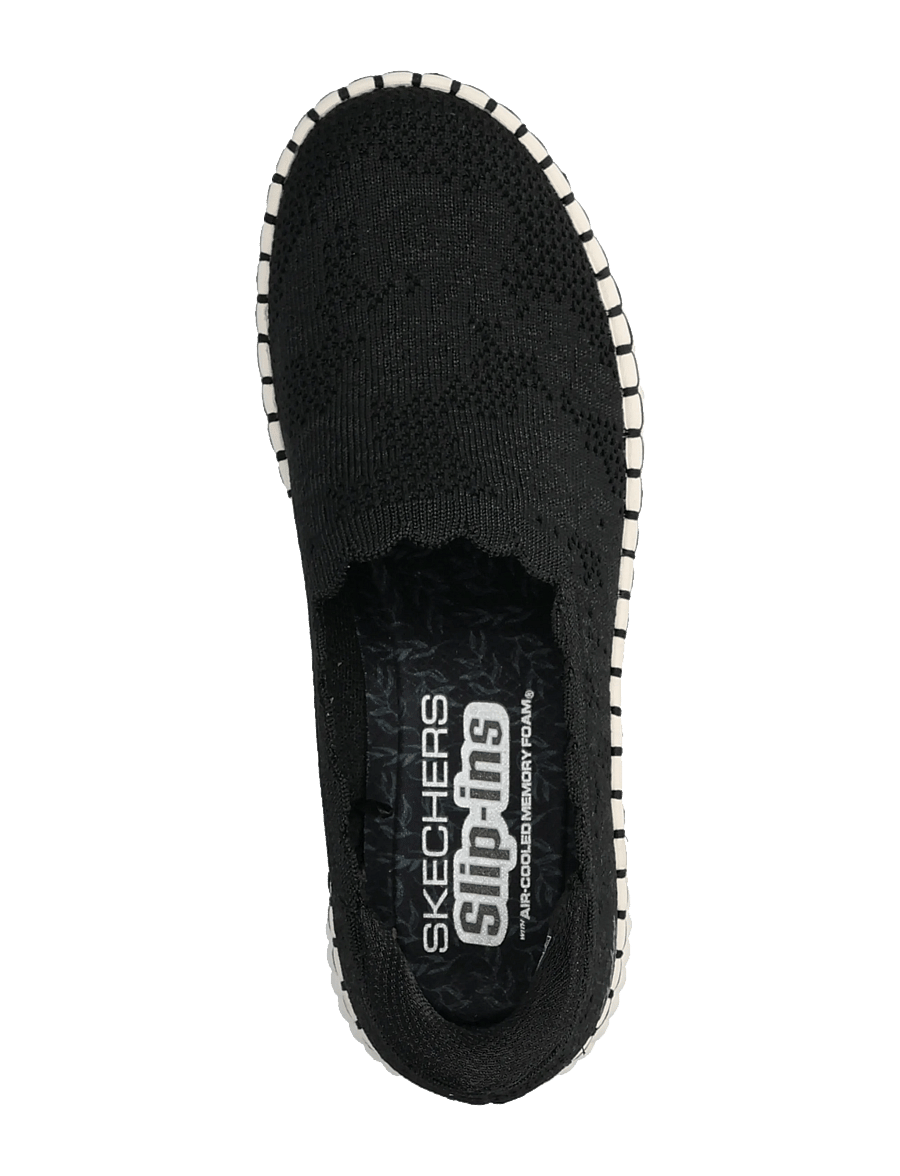 Skechers - WILSHIRE BLVD - TRUE CHARM - slip-on sneakers - blk - 3