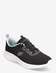 Skechers - Womens D'Lux Comfort - Easy Street - låga sneakers - bkw black white - 0