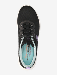 Skechers - Womens D'Lux Comfort - Easy Street - lave sneakers - bkw black white - 3