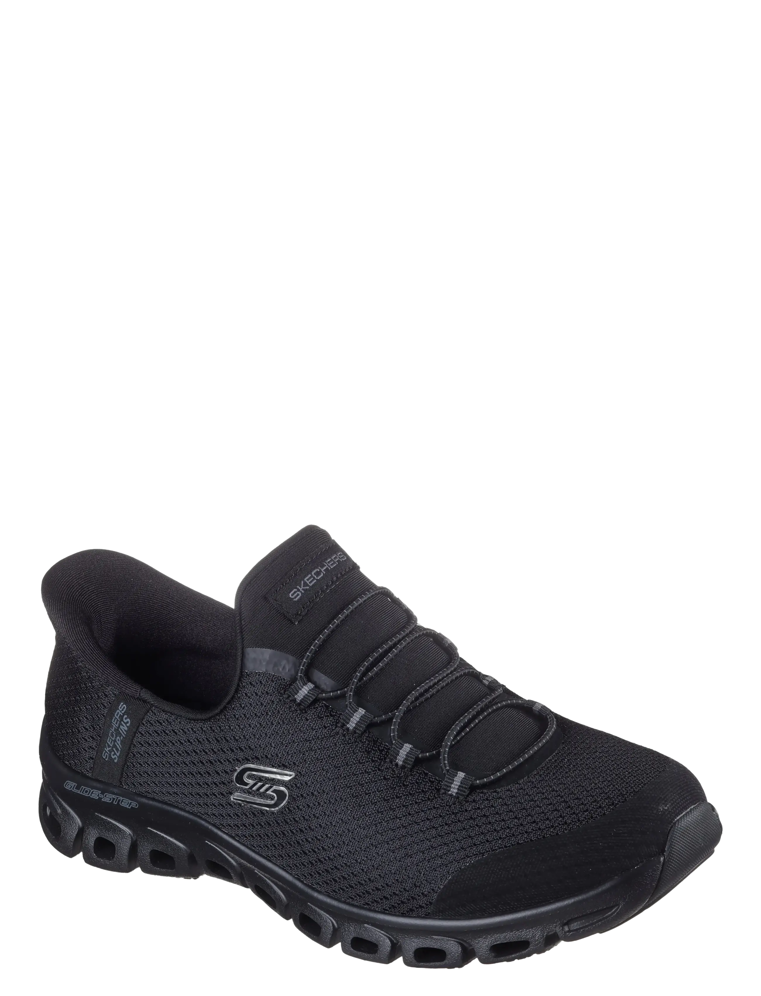 Skechers Glide-Step Pursuit, Kvinder, Slip-On Sneaker, Sort, Str: 40