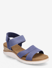 Skechers - Womens BOBS Beach Kiss Sandal - flat sandals - blu blue - 0
