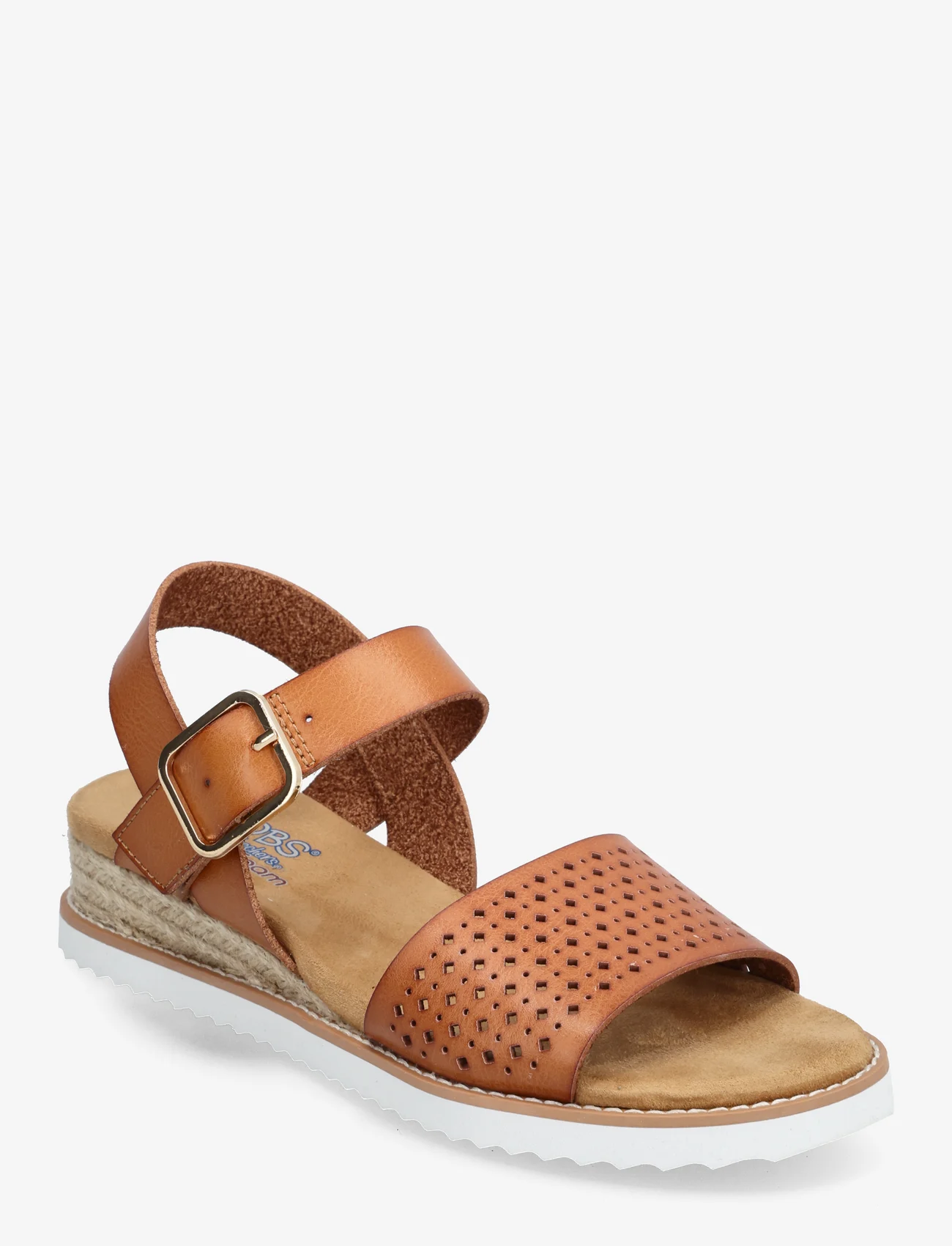 Skechers - Womens BOBS Desert Kiss Sandal - Sunny Flair - platta sandaler - lug luggade - 0