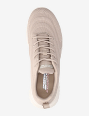 Skechers - Womens BOBS Squad 3 - Color Swatch - low top sneakers - tpe taupe - 3