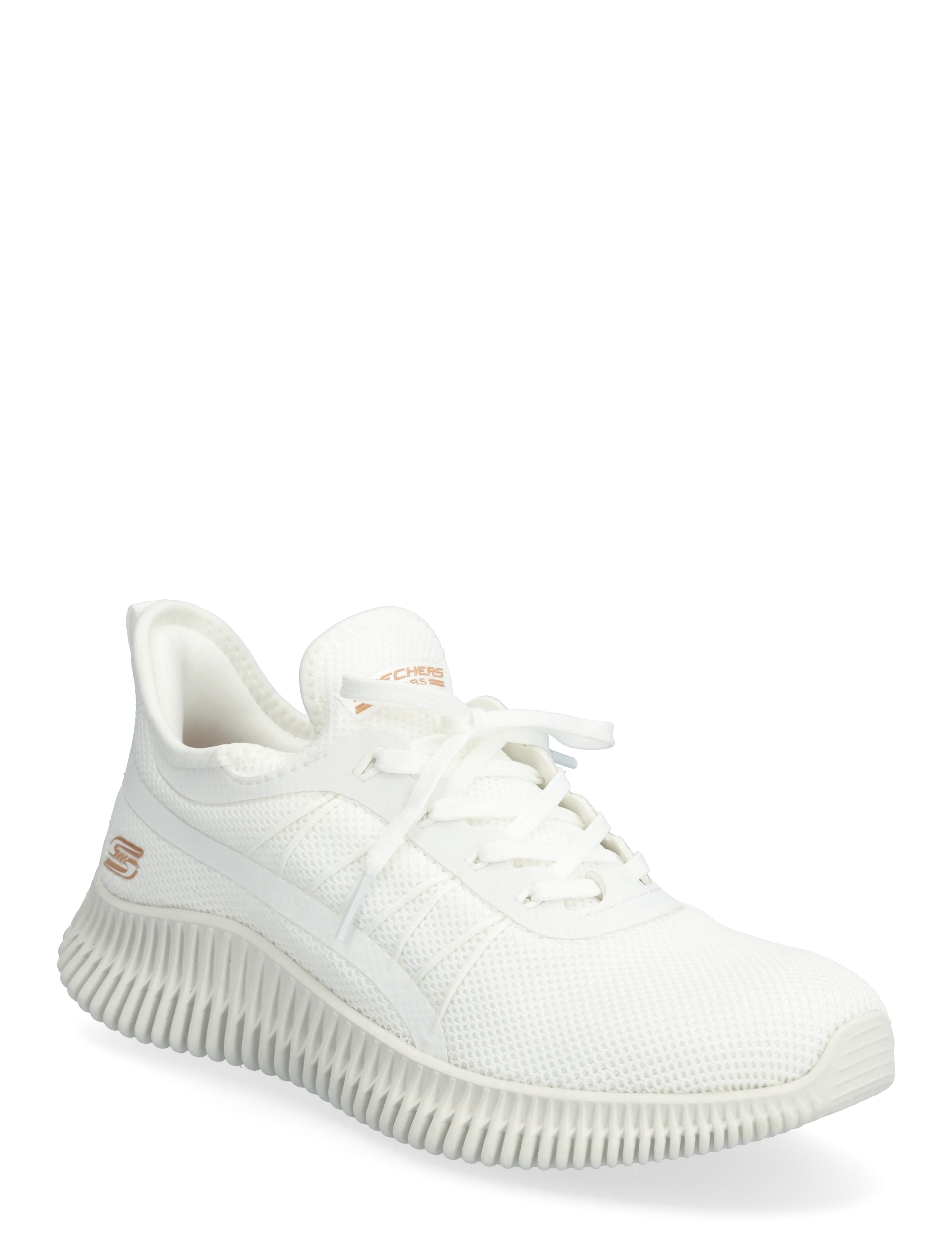 Skechers Bobs Geo-New Aesthetics, Mesh Sneakers, Hvid, Str: 40