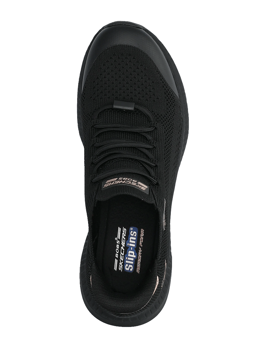 Skechers - BOBS SQUAD 4 DIRE STEP - slip-on sneakers - bbk - 3