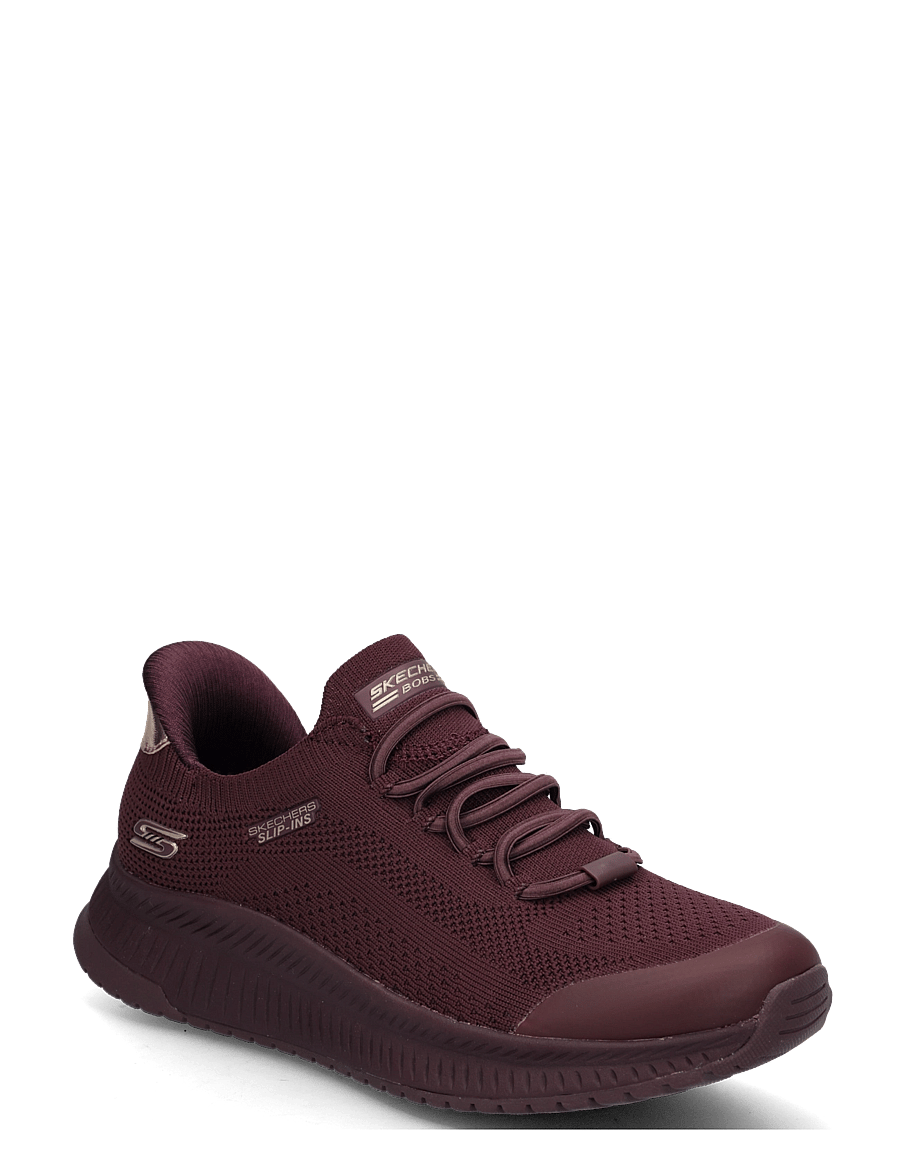 Skechers - BOBS SQUAD 4 DIRE STEP - slip-on sneakers - burg - 0