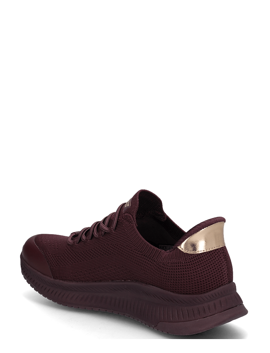Skechers - BOBS SQUAD 4 DIRE STEP - slip-on sneakers - burg - 1