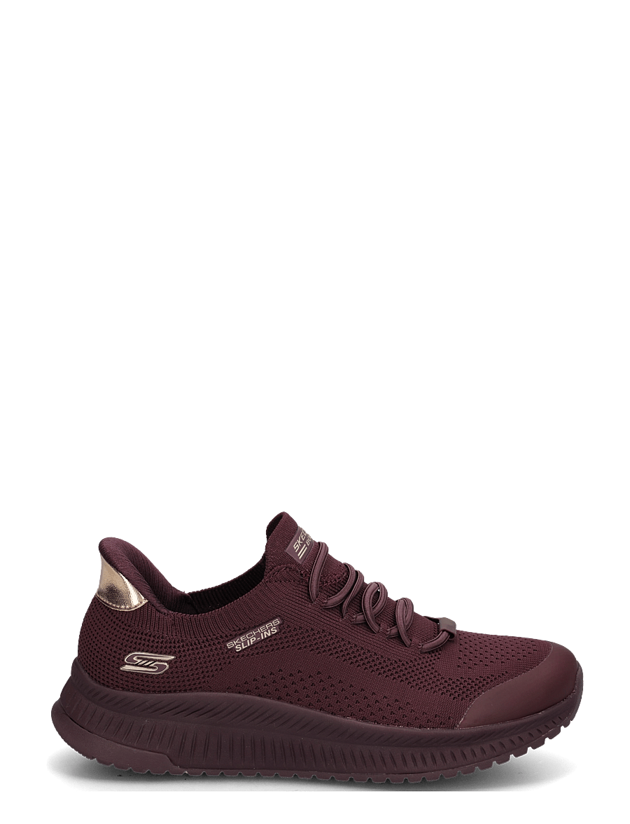 Skechers - BOBS SQUAD 4 DIRE STEP - slip-on sneakers - burg - 2