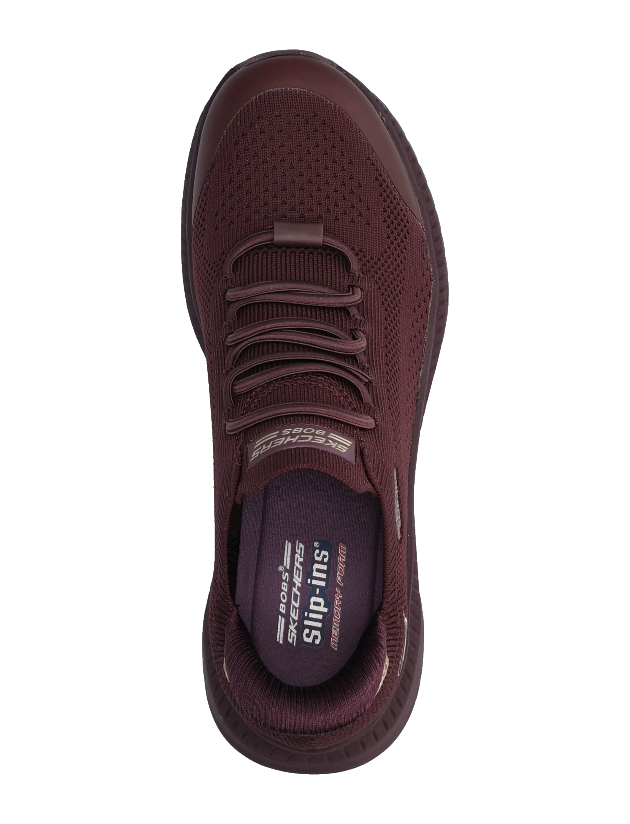 Skechers - BOBS SQUAD 4 DIRE STEP - slip-on sneakers - burg - 3