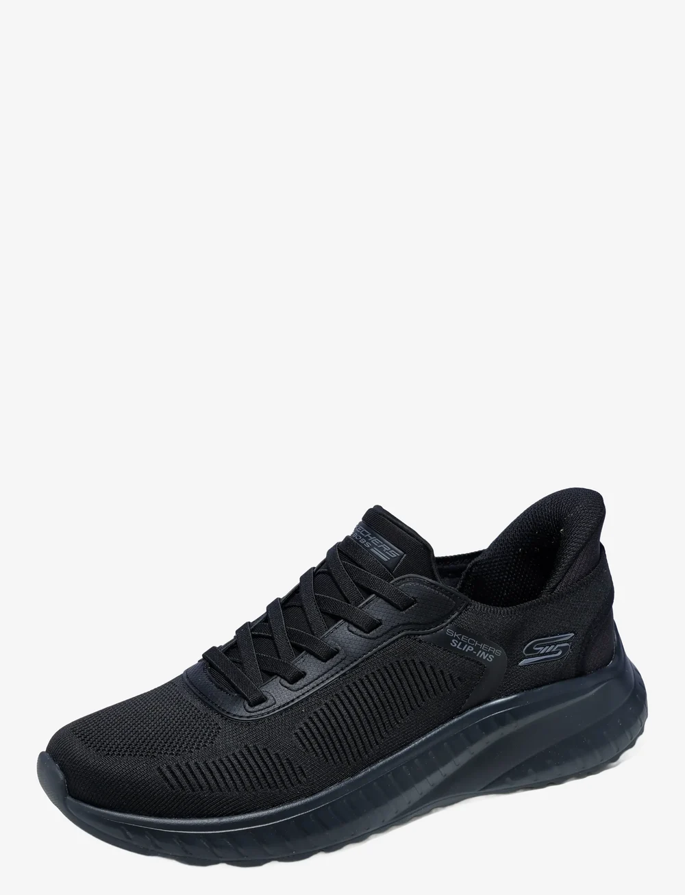 Skechers - Men BOBS SQUAD CHAOS SOLID STEP - låga sneakers - bbk - 3
