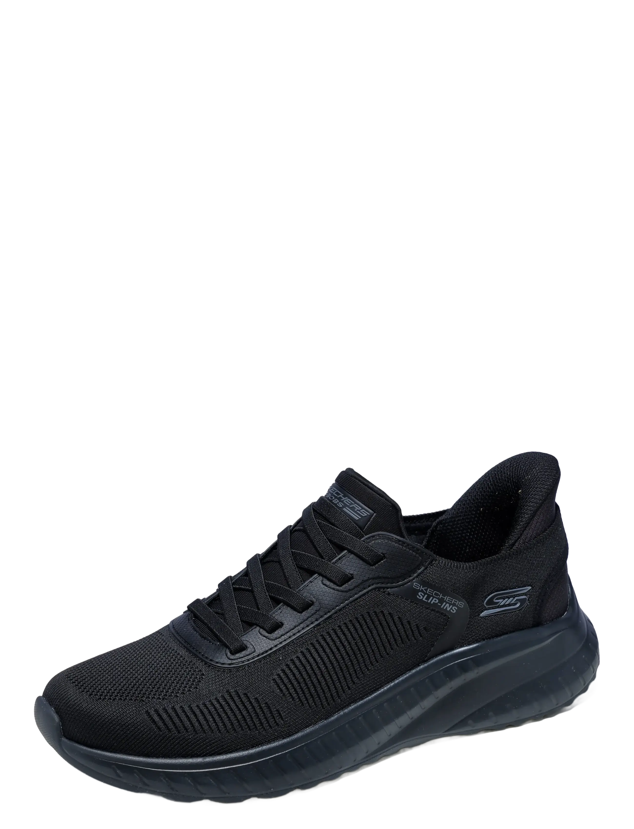 Skechers - Men BOBS SQUAD CHAOS SOLID STEP - bbk - 3